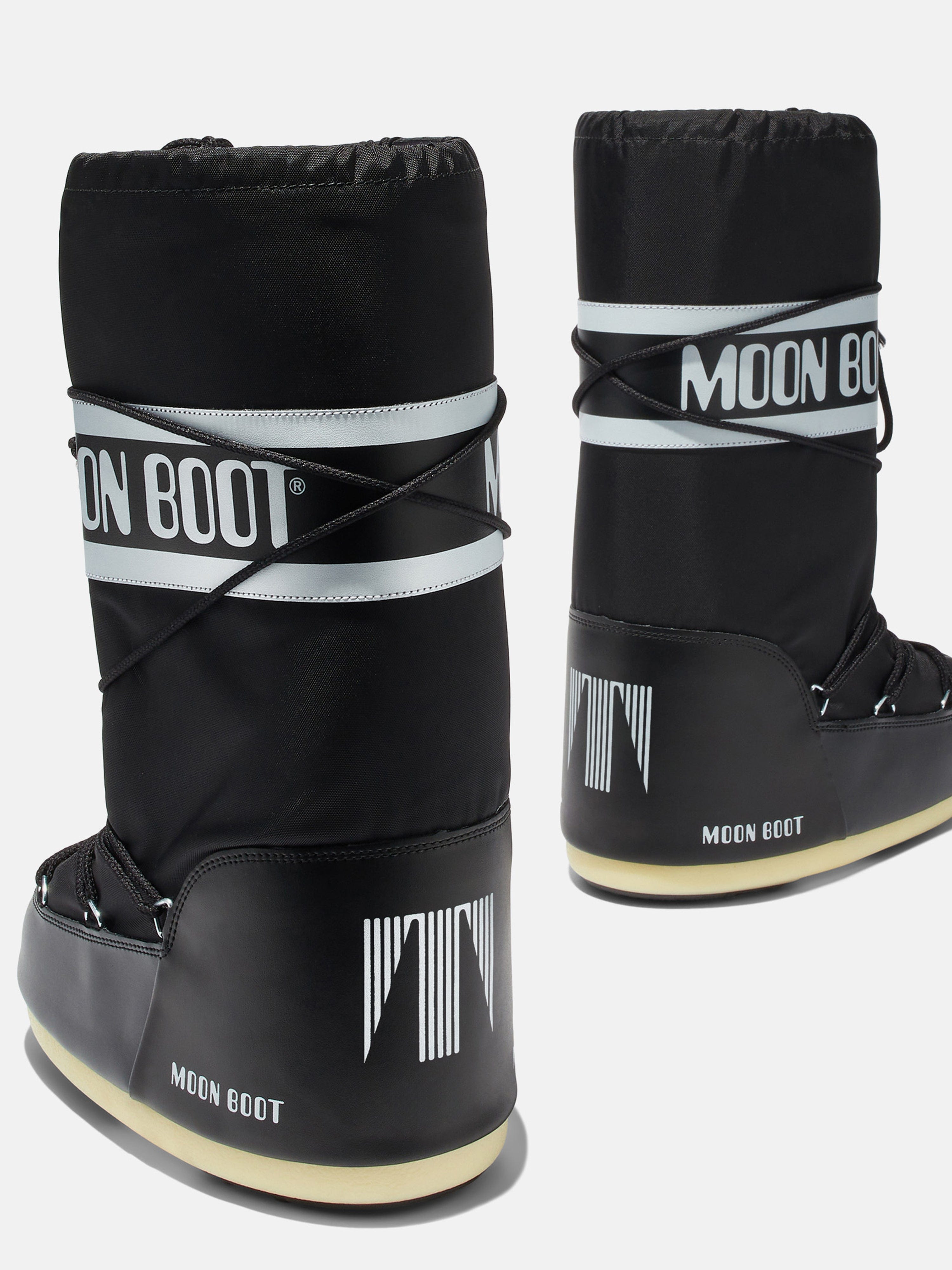 Moon Boot Kids Icon Boots in Black