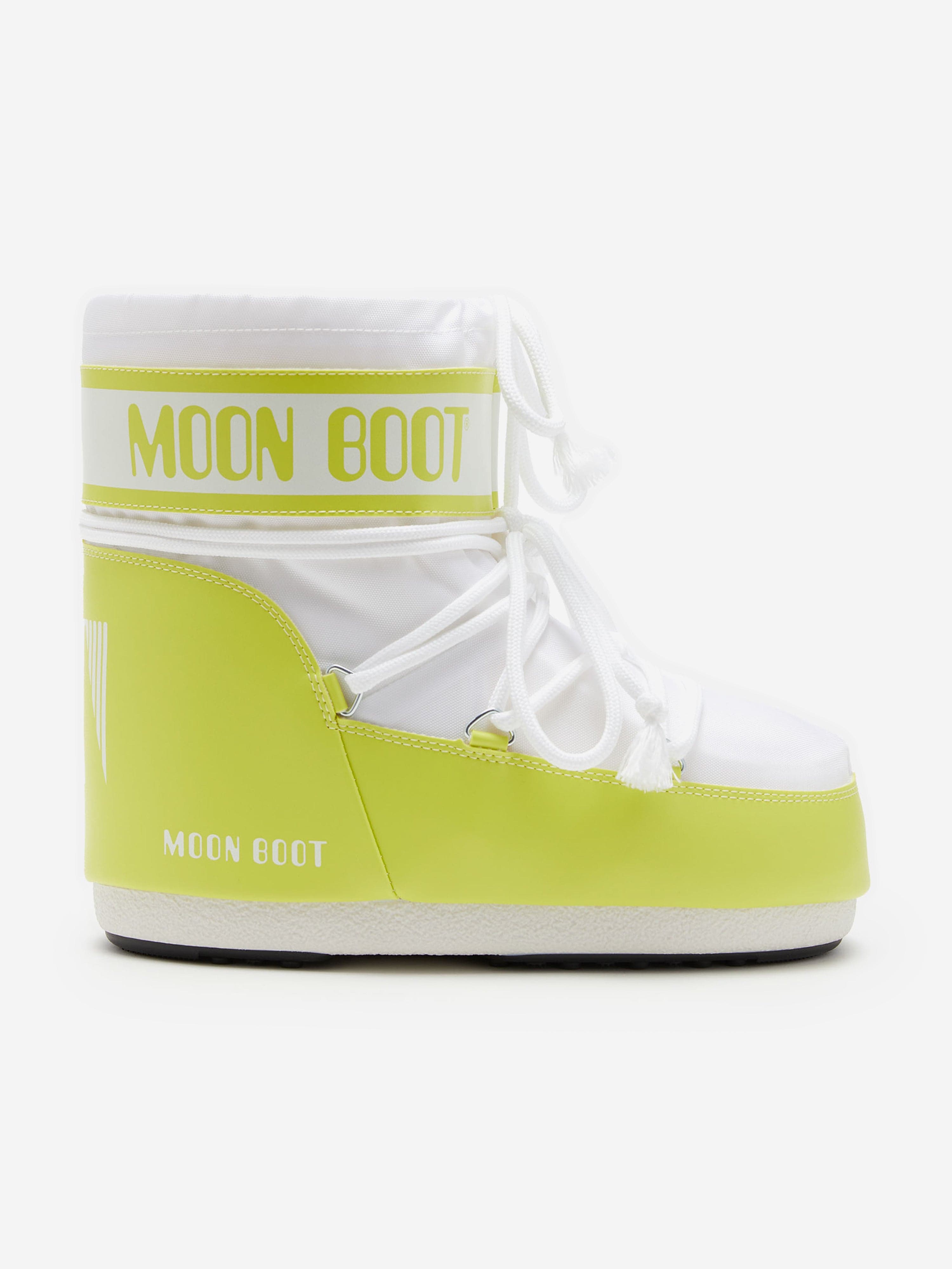 Moon Boot Boys Icon Low Boots in Green