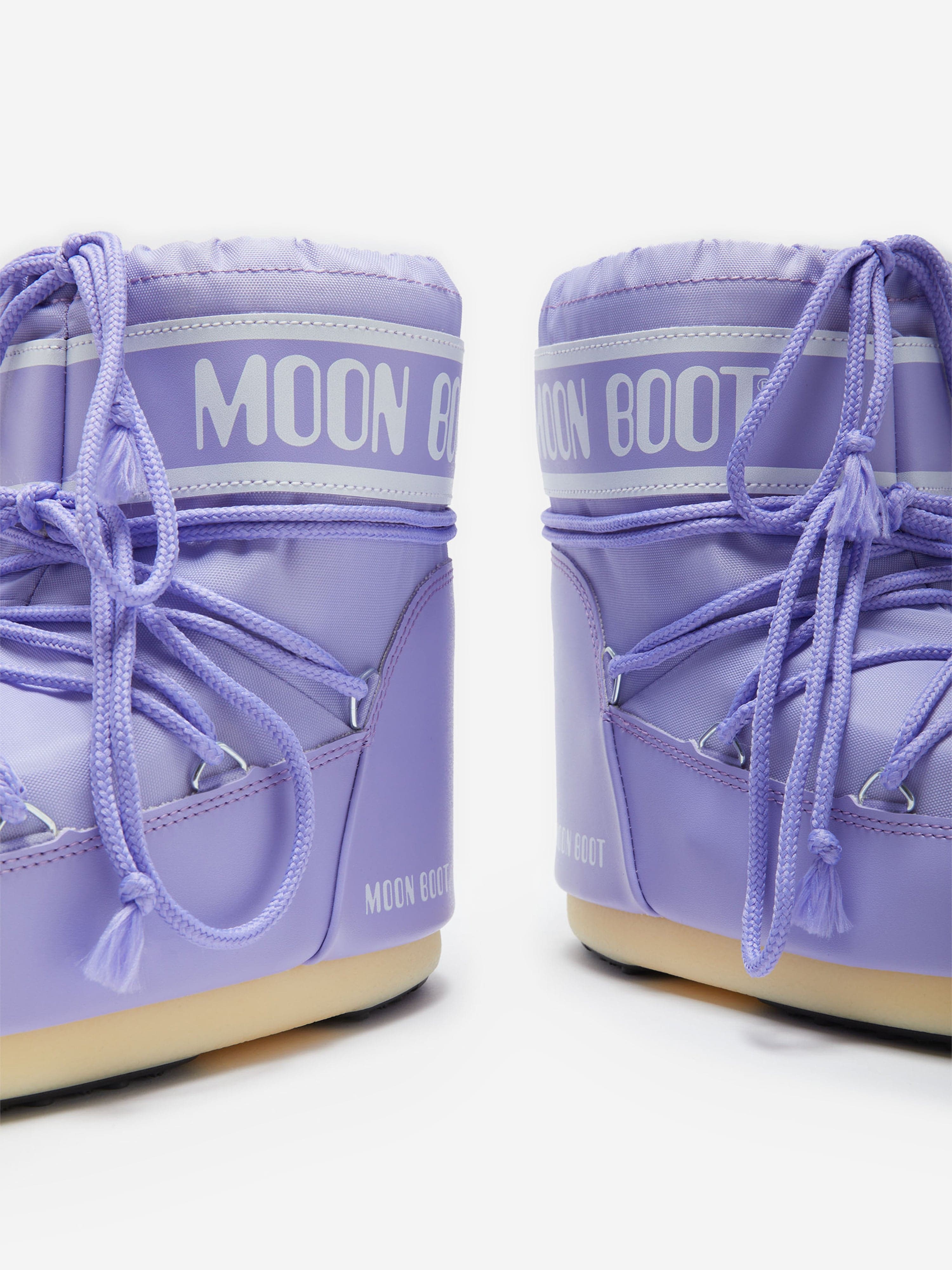 Moon Boot Girls Icon Low Boots in Purple