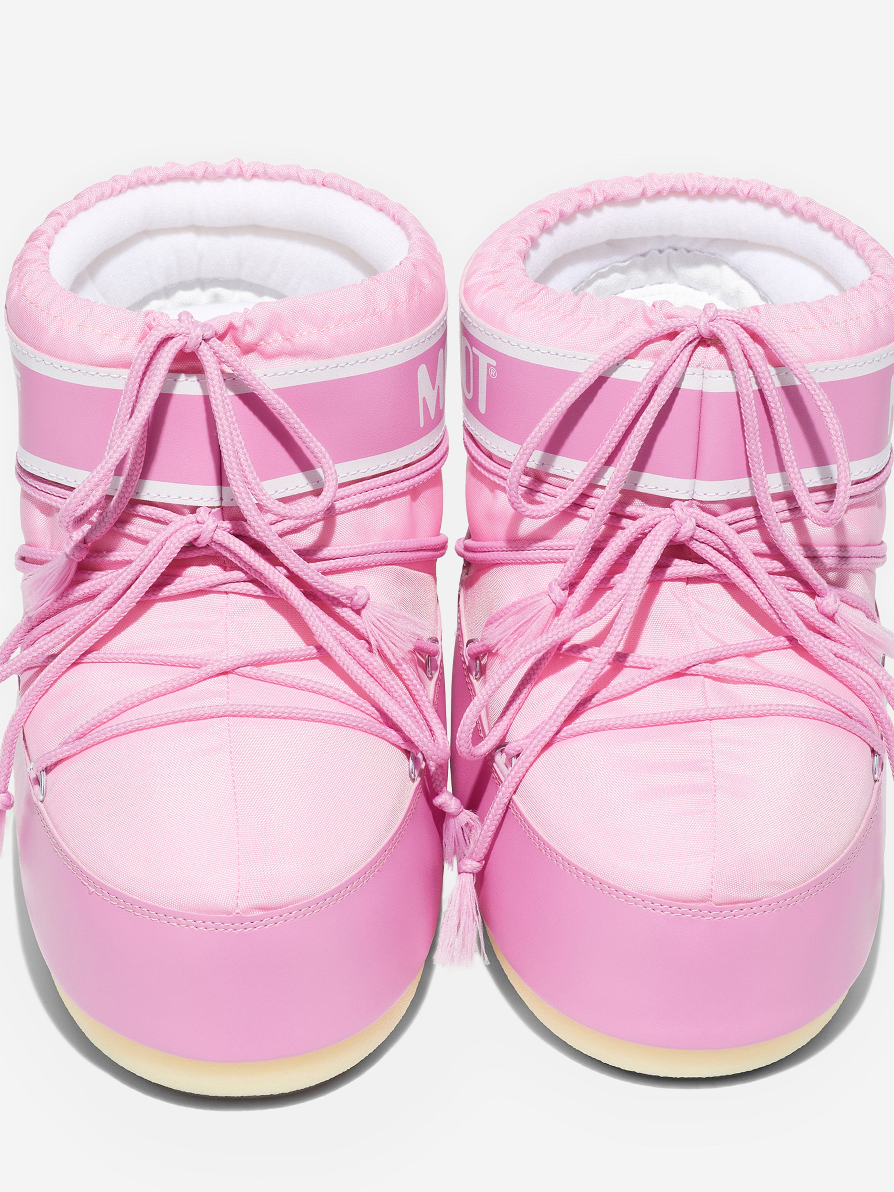 Moon Boot Girls Icon Low Boots in Pink