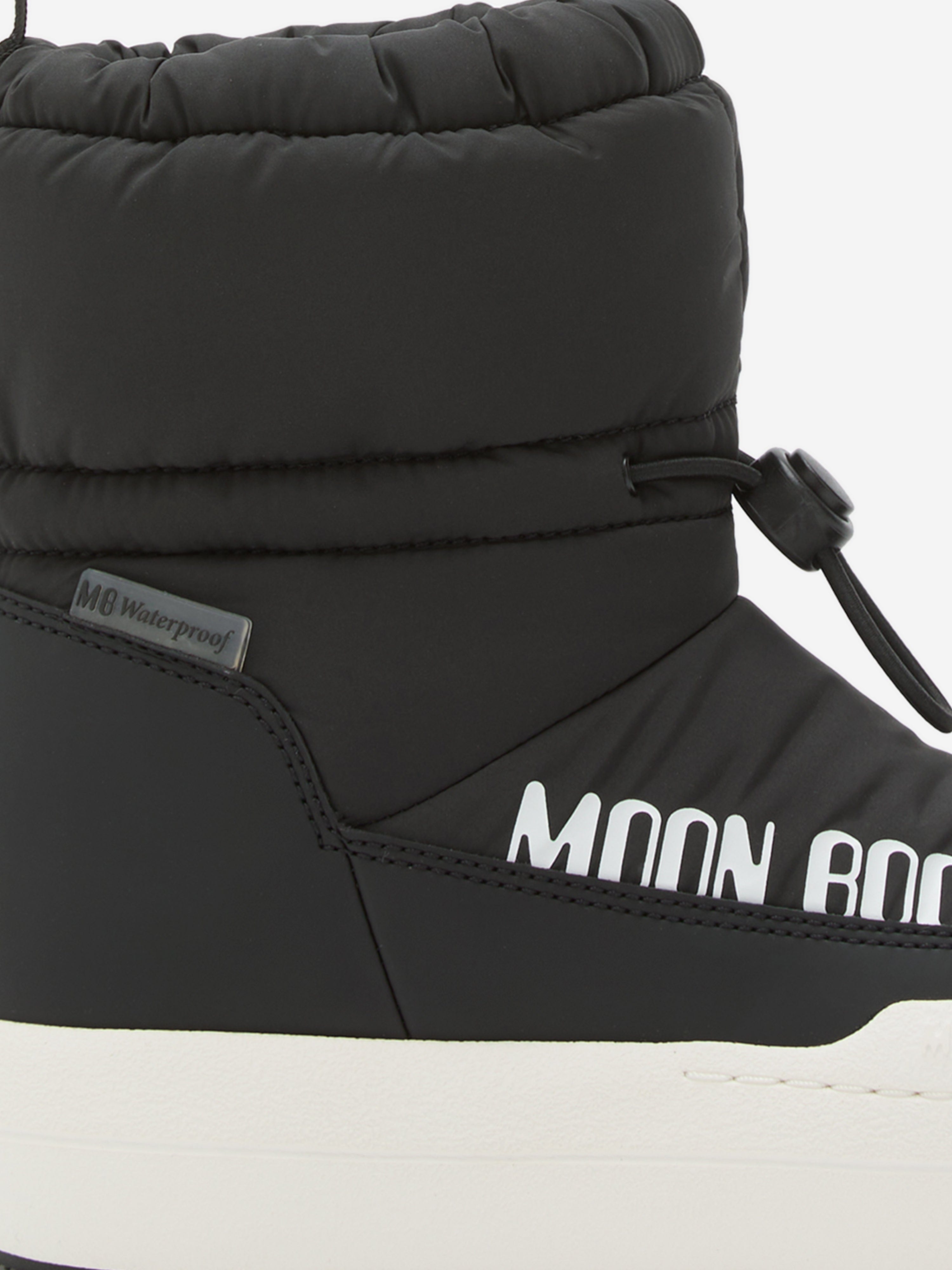 Moon Boot Kids JR Park Tube Mid WP Boots in Black