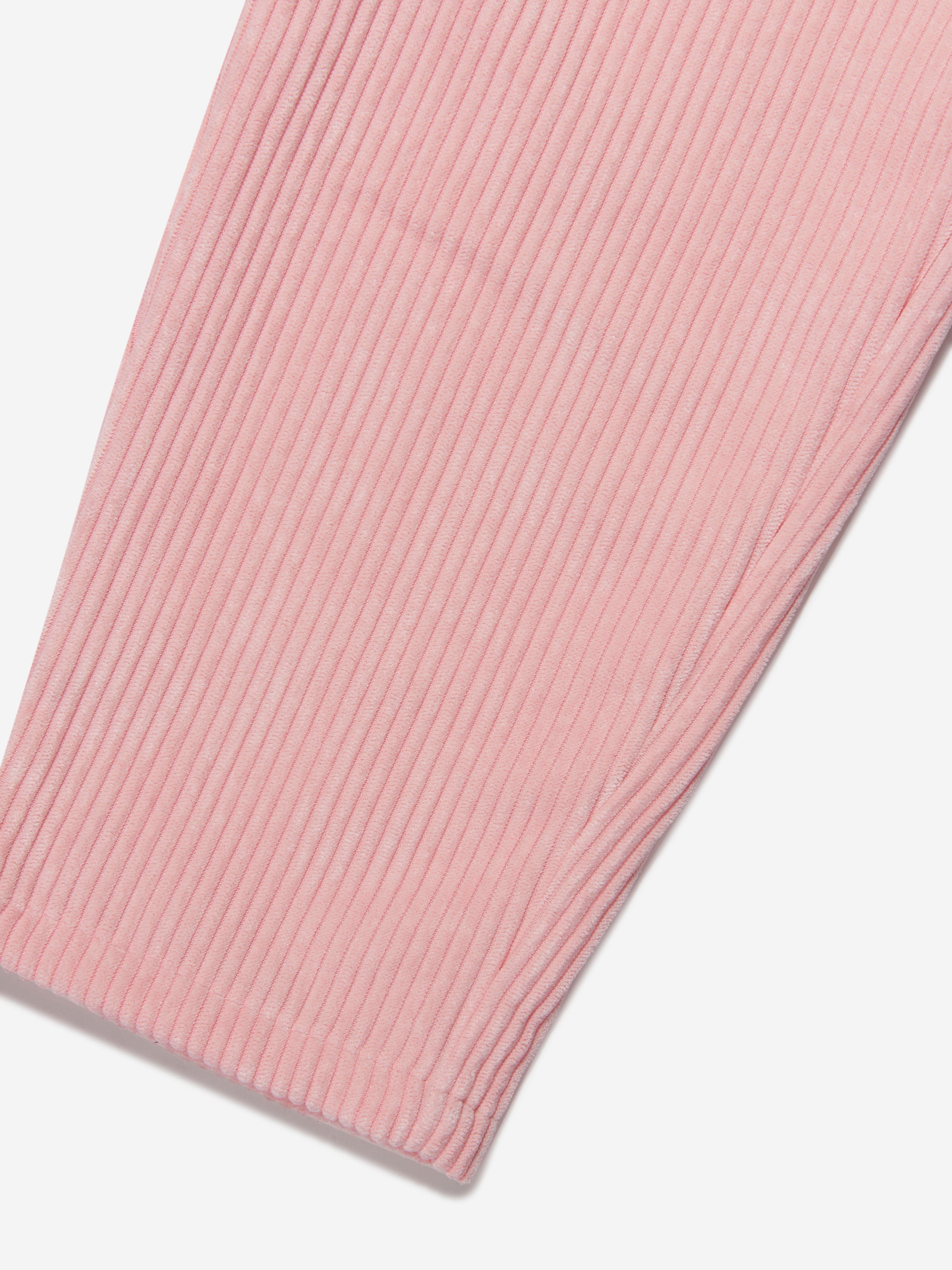 Moschino Girls Logo Pocket Trousers in Pink