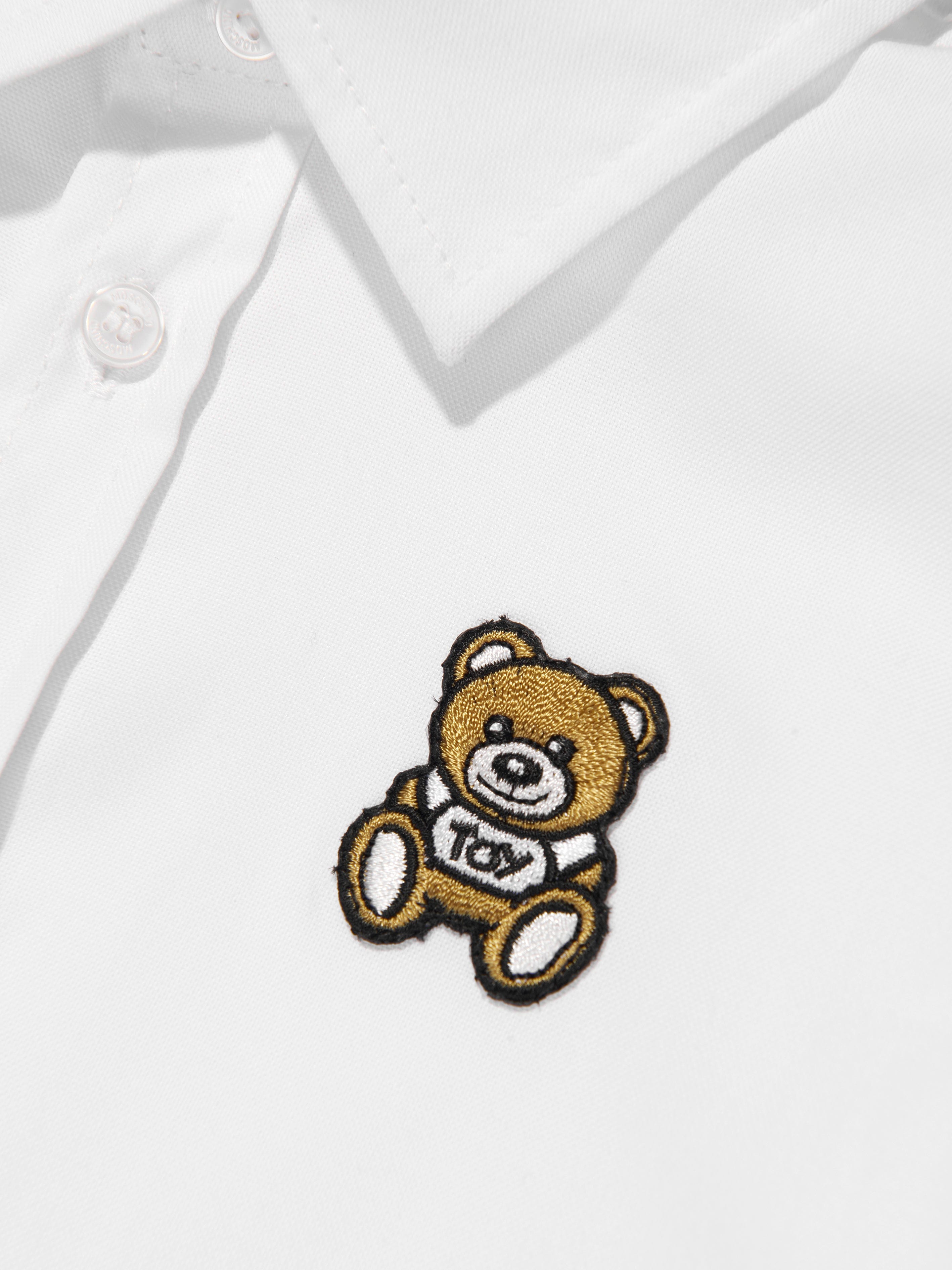 Moschino Baby Boys Teddy Bear Shirt in White