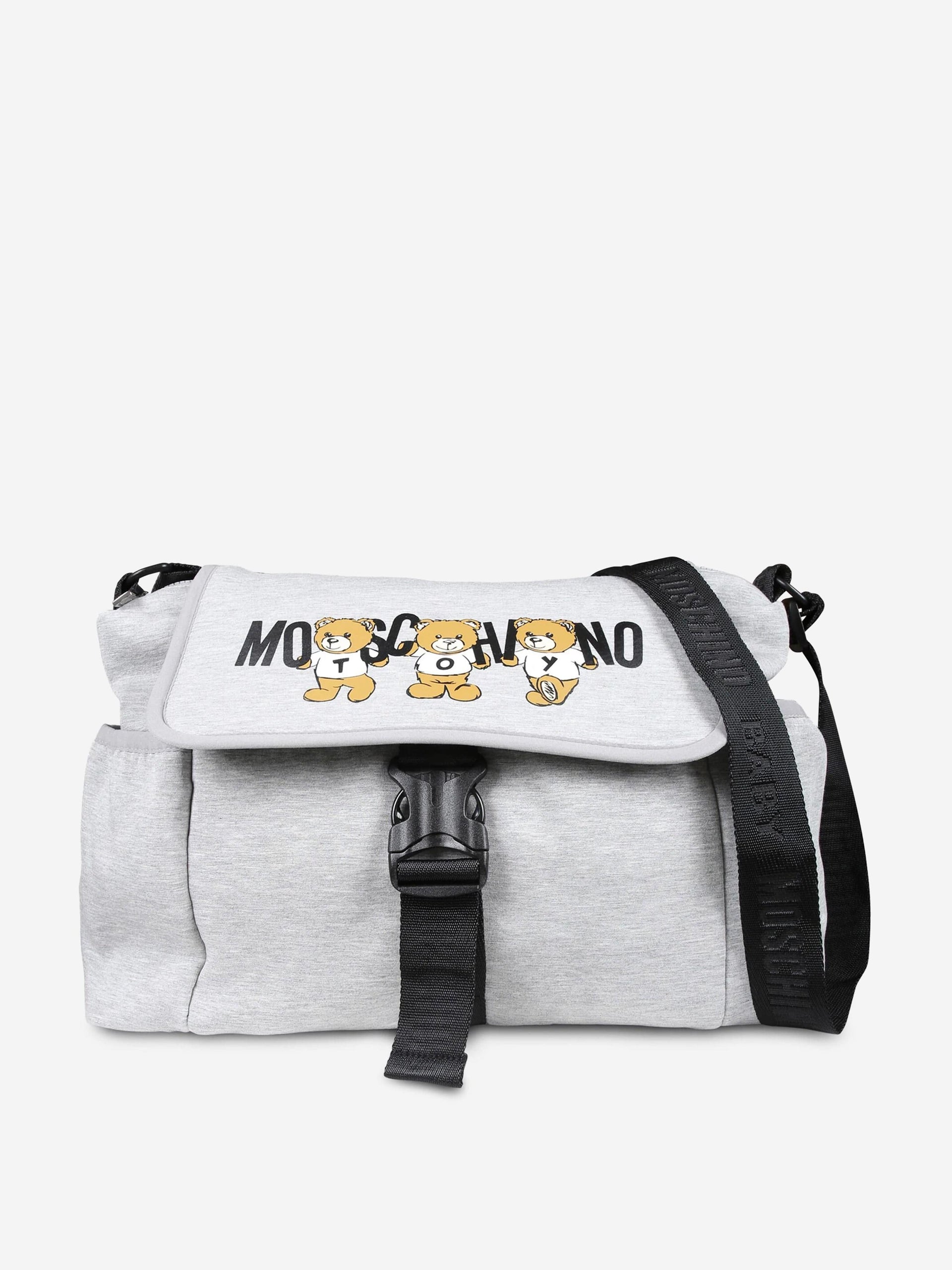 Moschino Baby Bear Logo Changing Bag - Grey