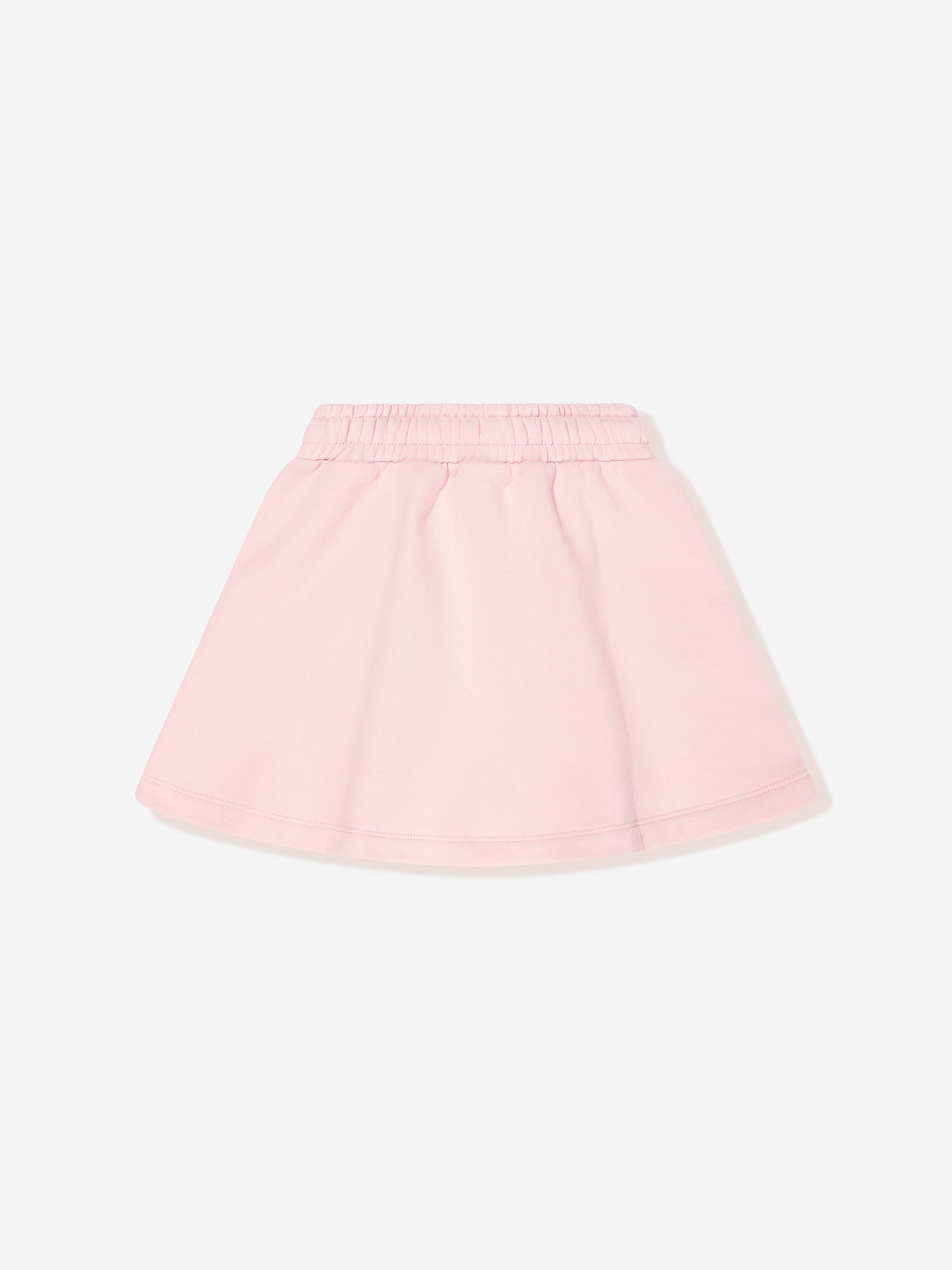 Moschino Girls Logo Skirt in Pink