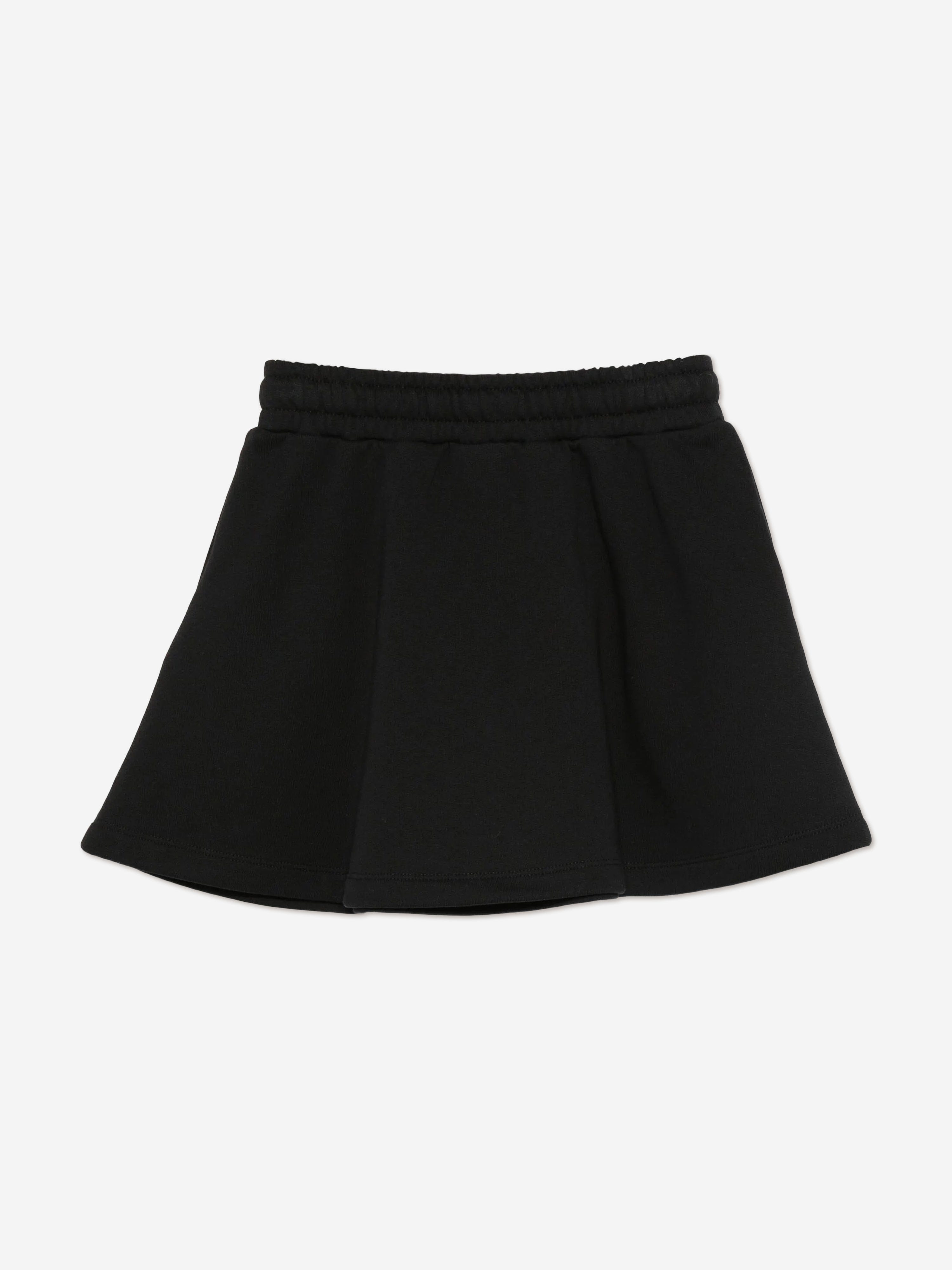 Moschino Girls Logo Skirt in Black