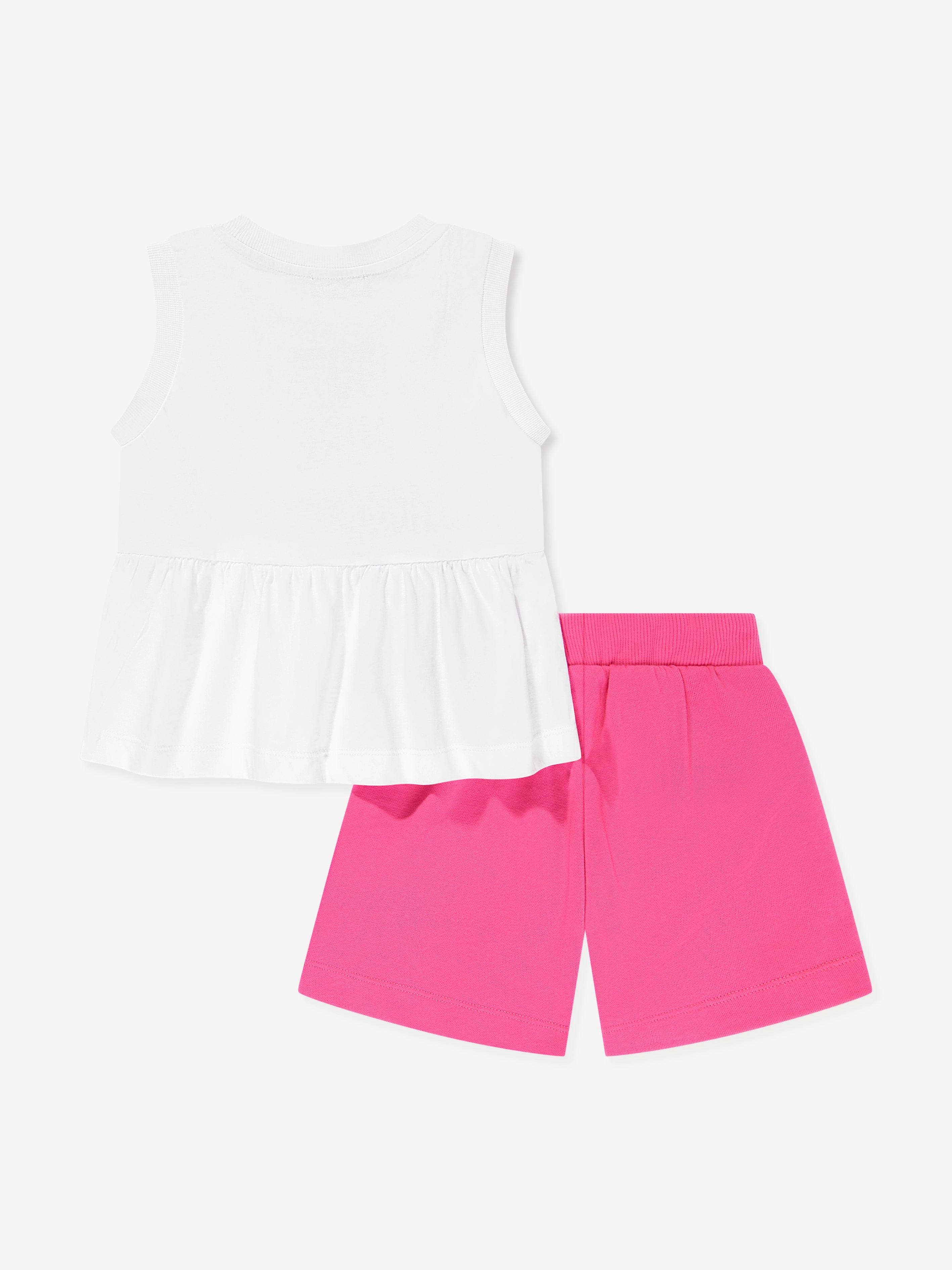 Moschino Girls Top And Shorts Set in Multicolour