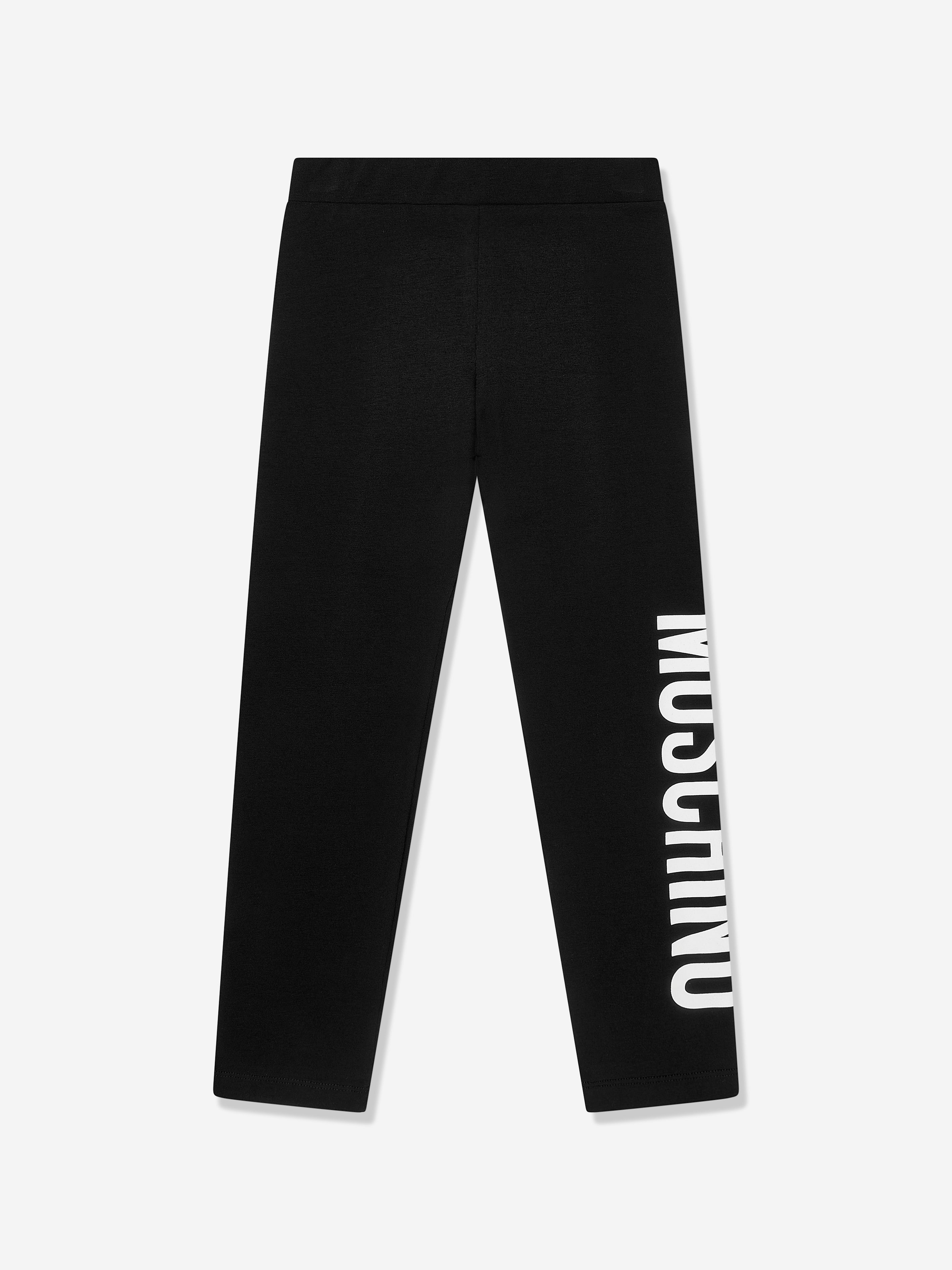 Moschino Girls Logo Leggings in Black