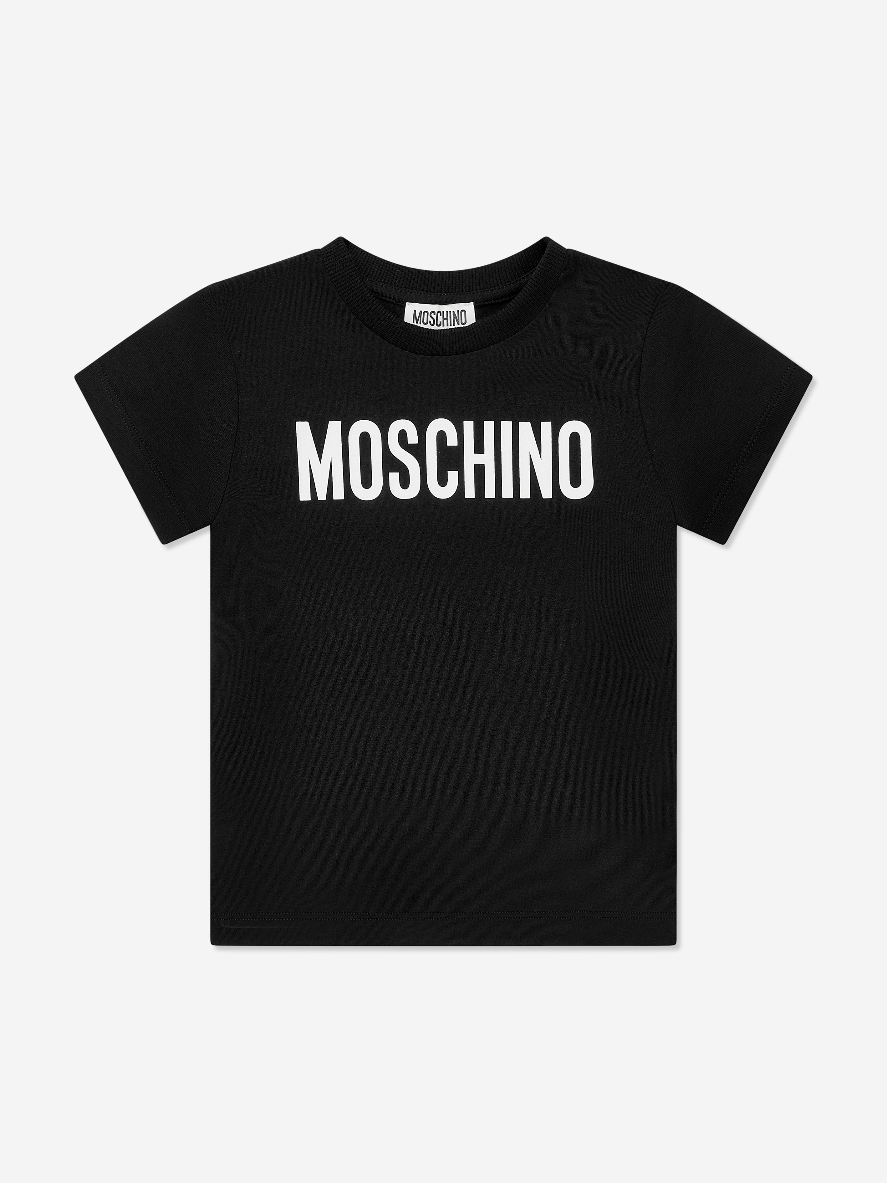 Moschino Kids Logo T-Shirt in Black