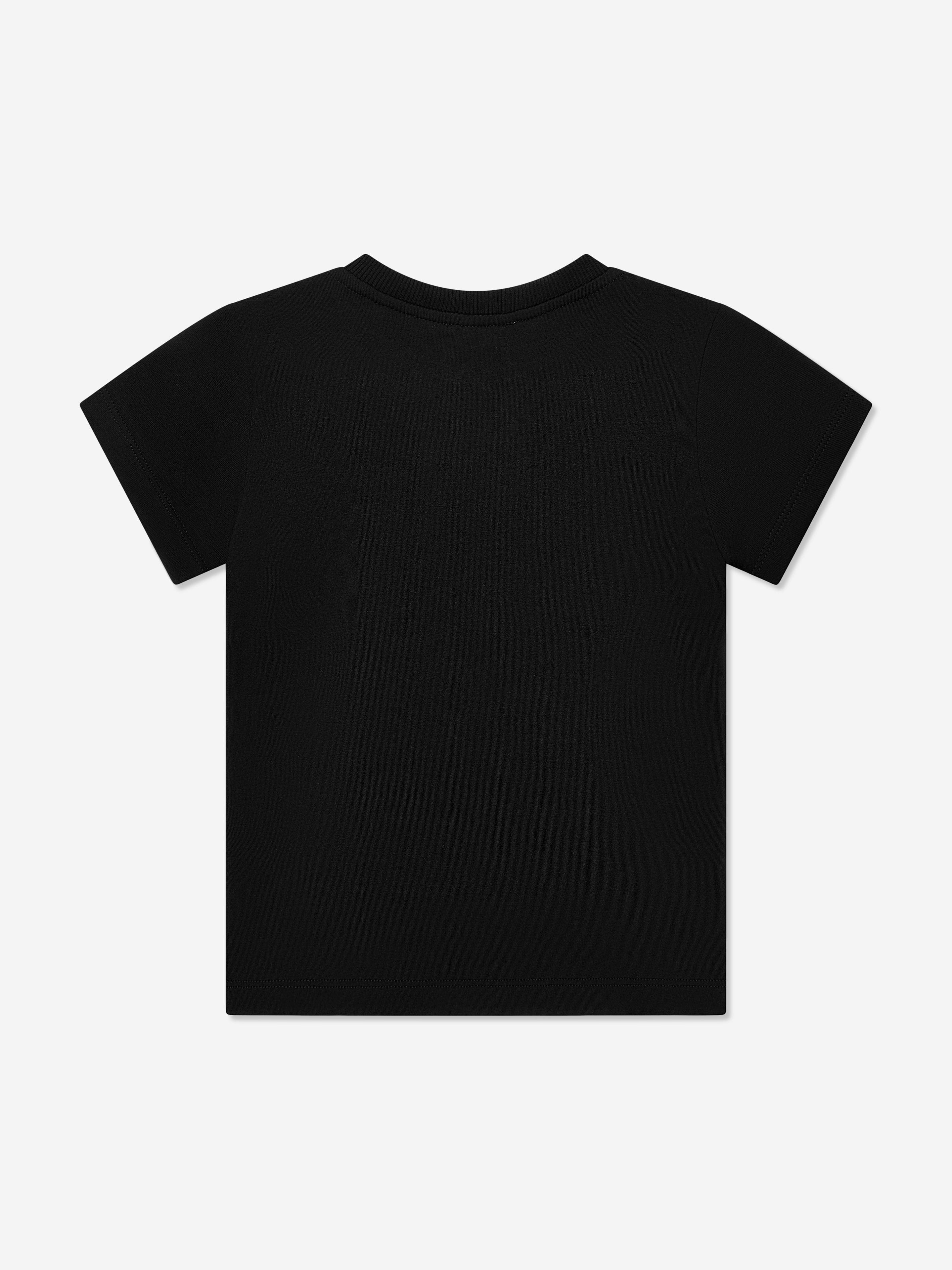 Moschino Kids Logo T-Shirt in Black