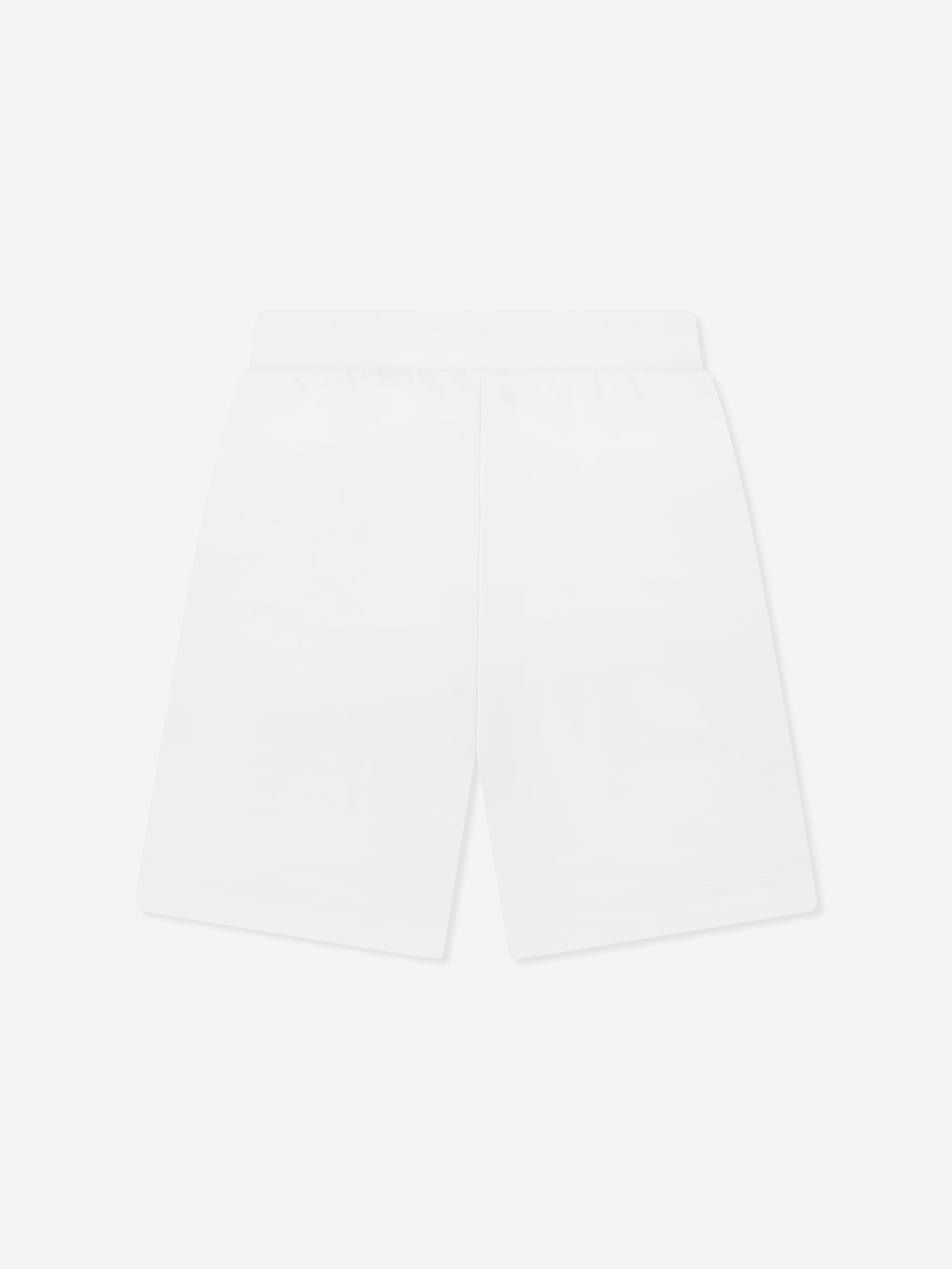 Moschino Boys Logo Shorts in White