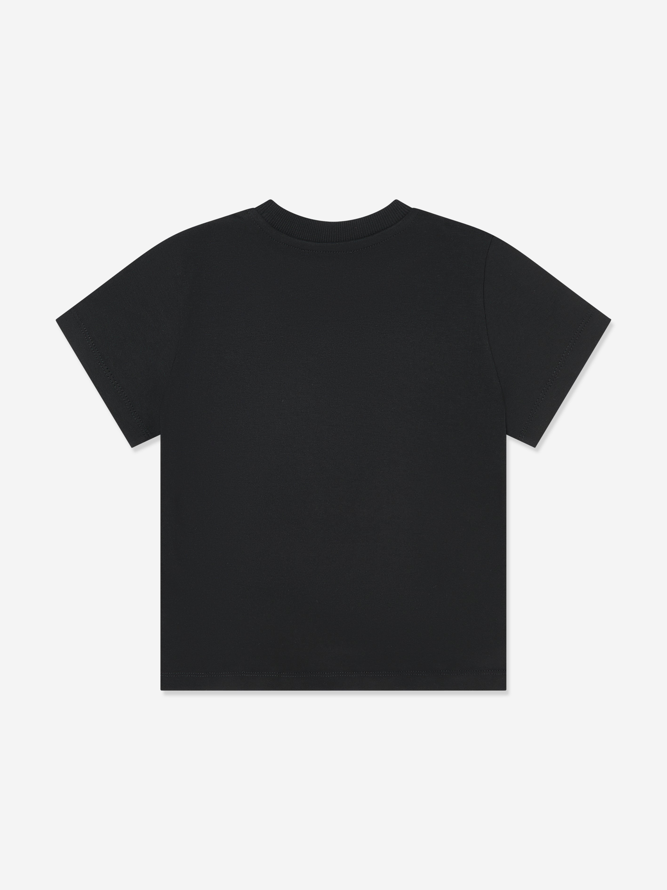 Moschino Kids Teddy Bear Logo T-Shirt in Black
