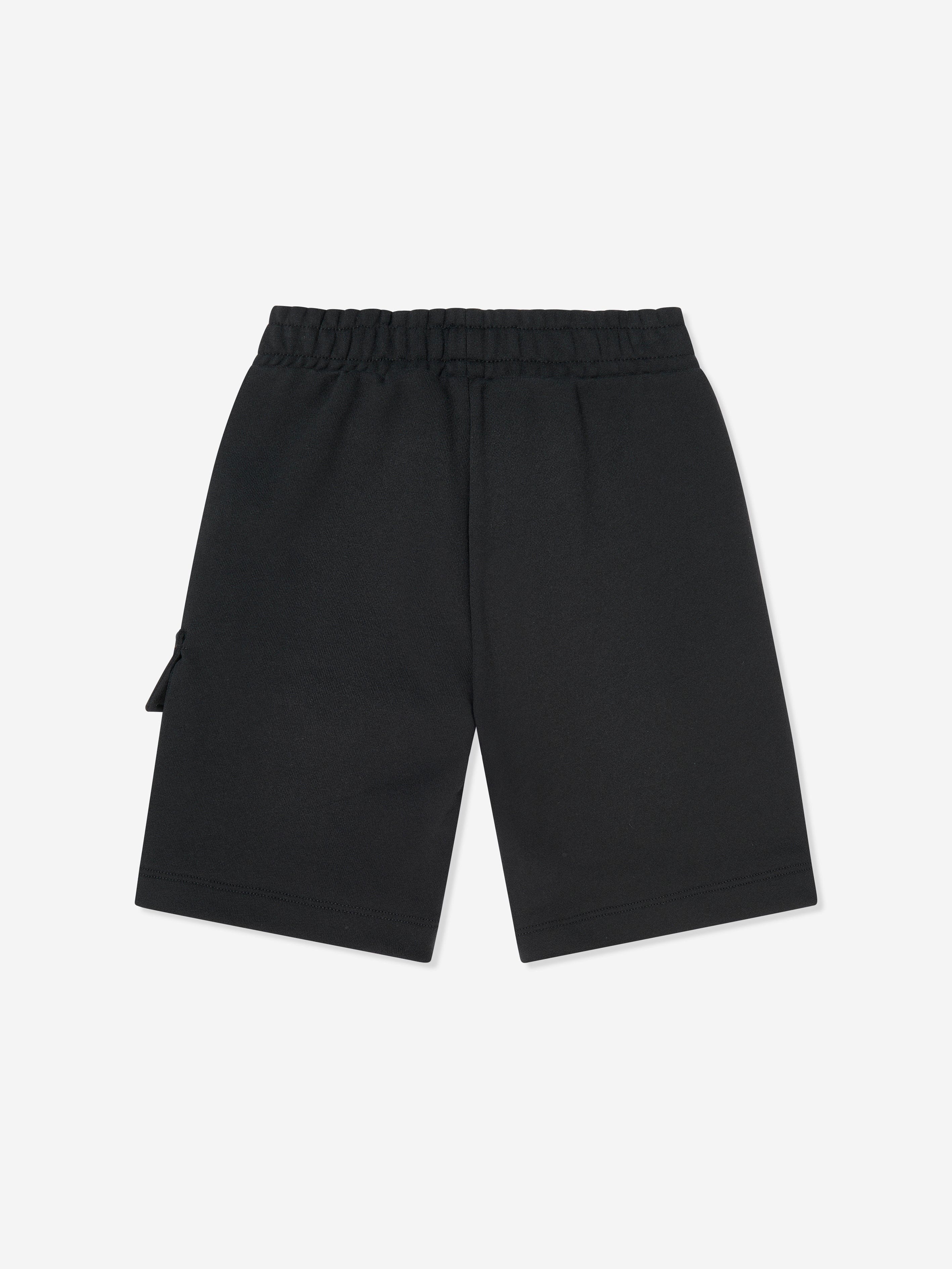 Moschino Boys Logo Pocket Shorts in Black