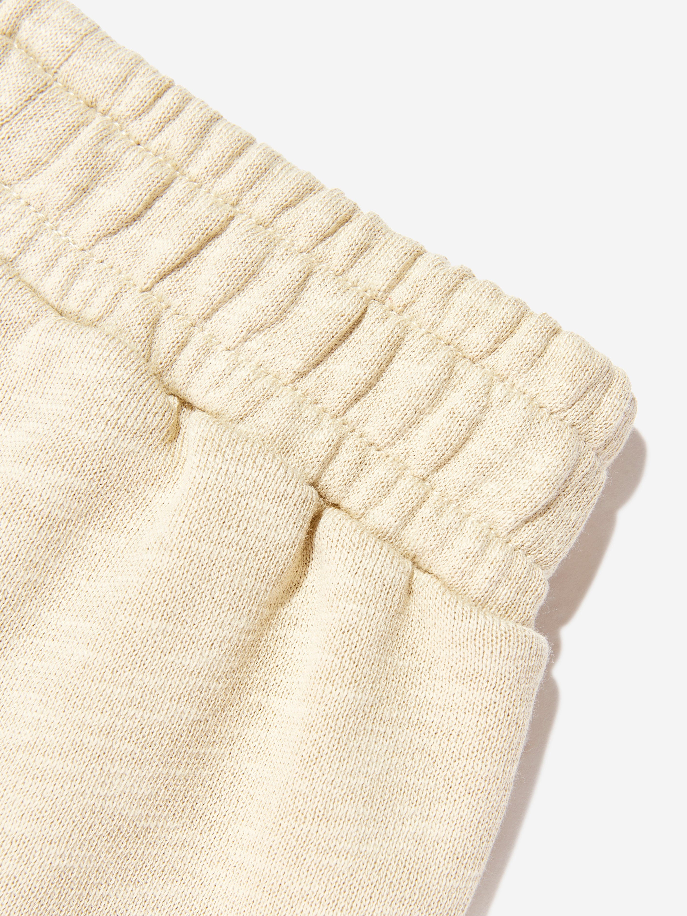 Moschino Boys Logo Pocket Shorts in Beige