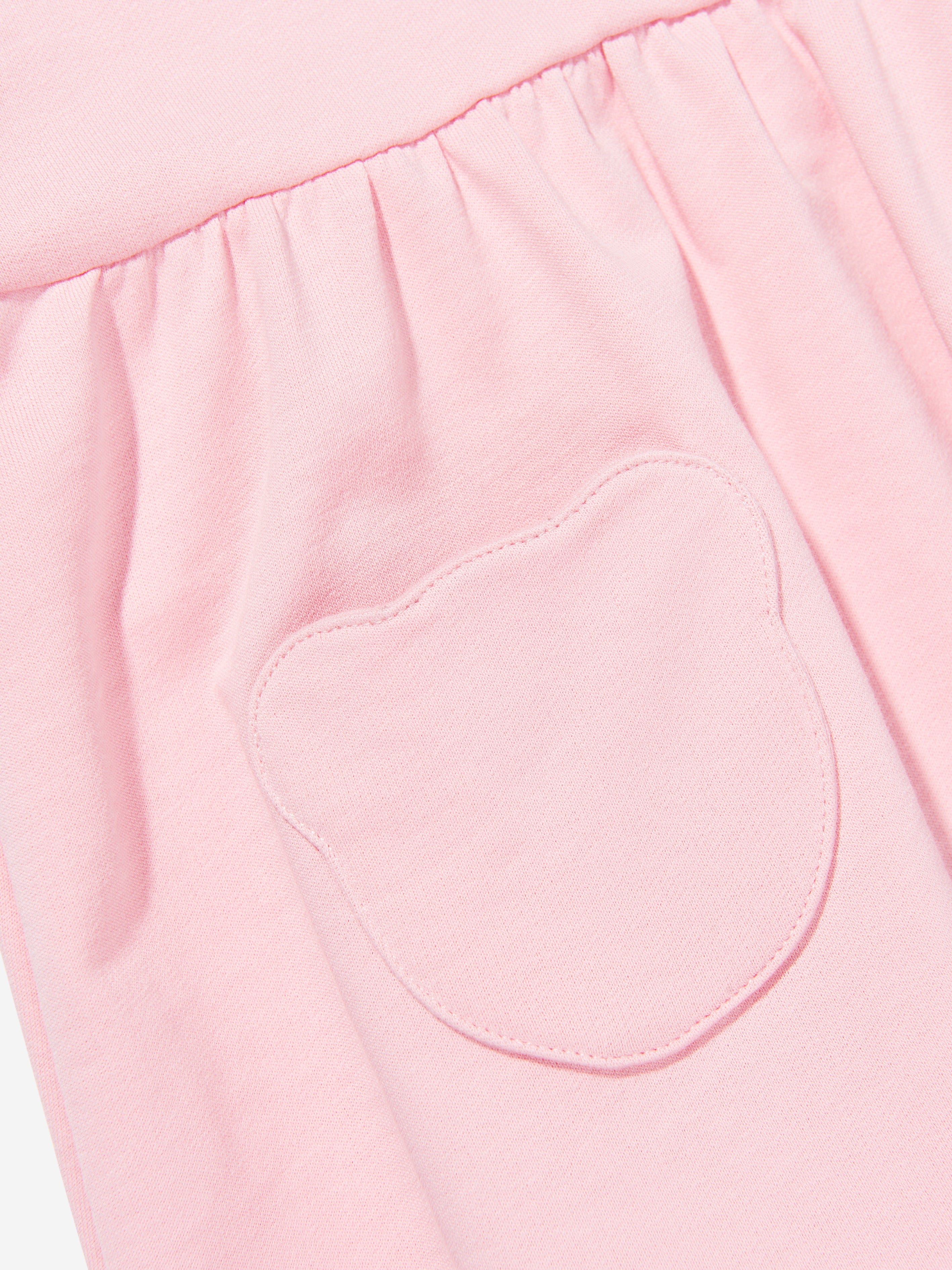 Moschino Baby Girls Bear Pocket Dress in Pink