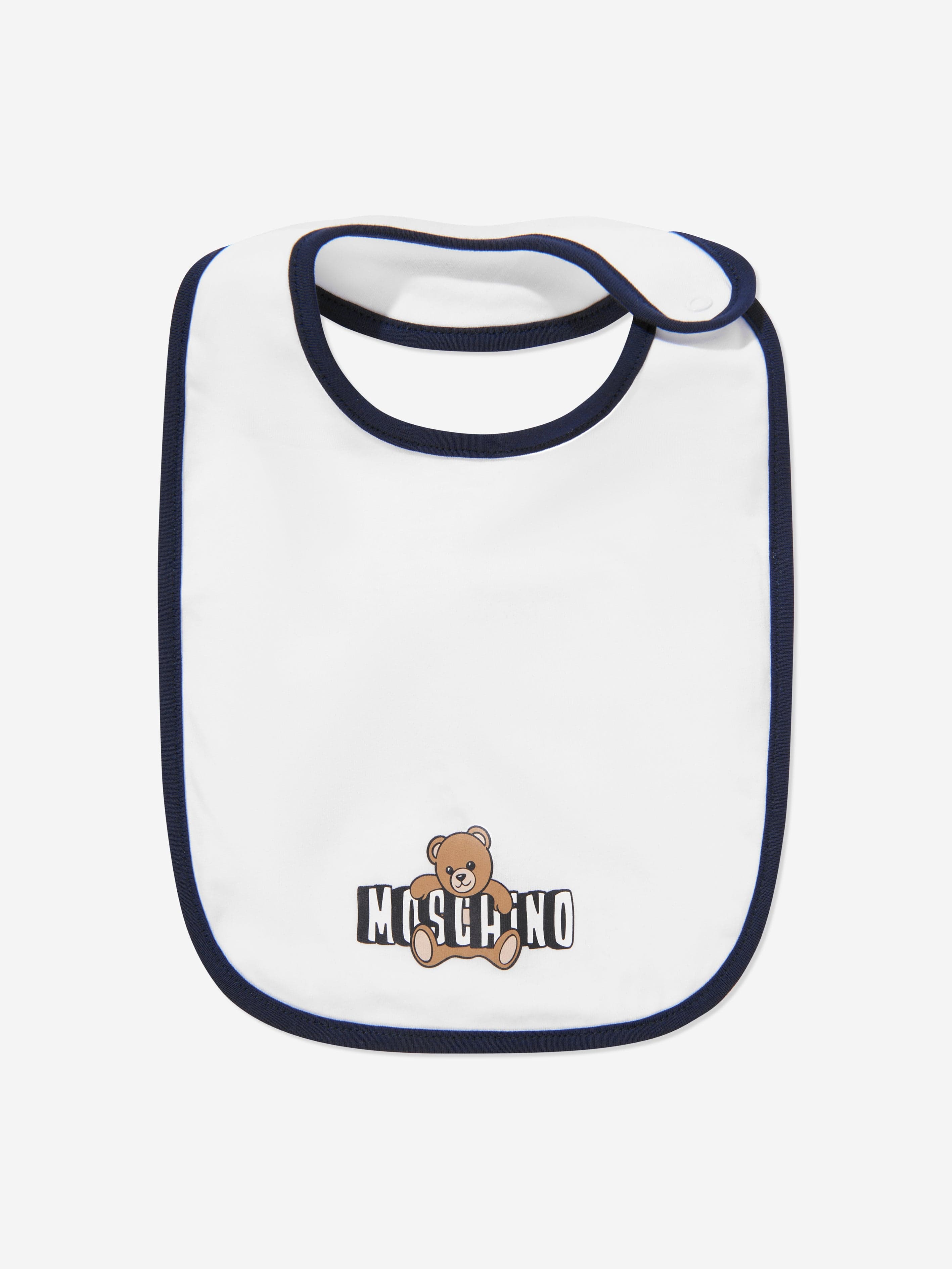 Moschino Baby Teddy Bear Logo Babygrow Set in Navy