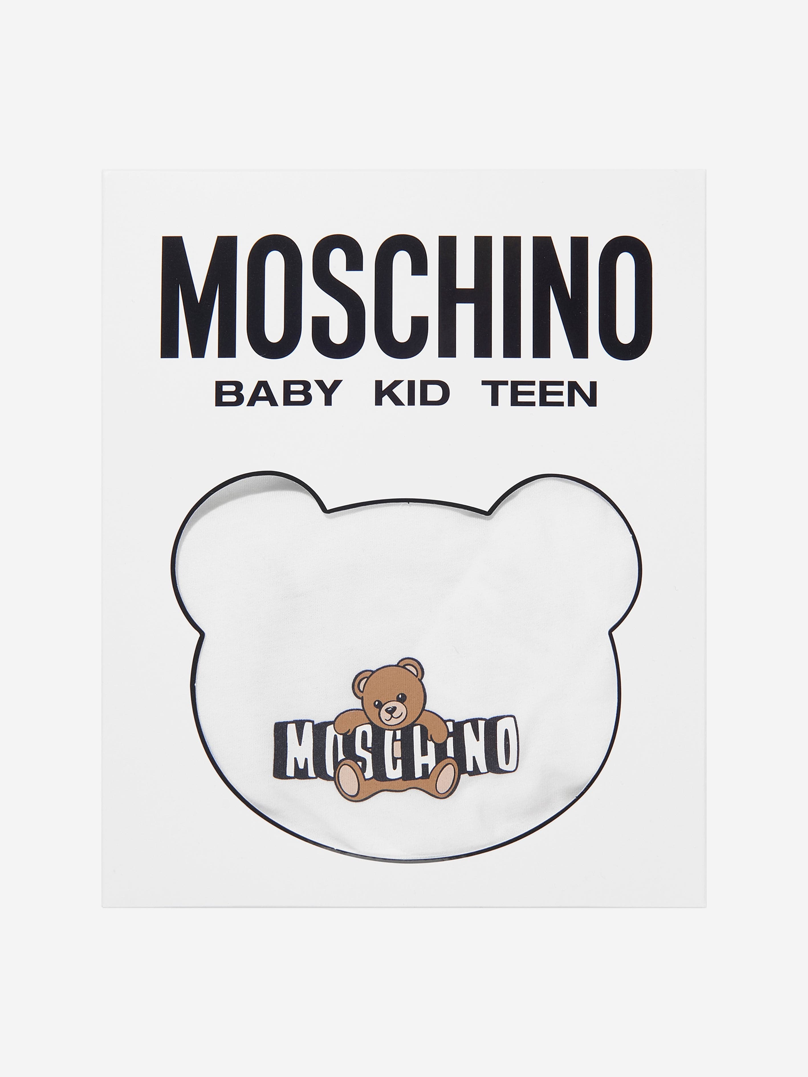 Moschino Baby Boys Teddy Bear Logo Babygrow Set in Blue