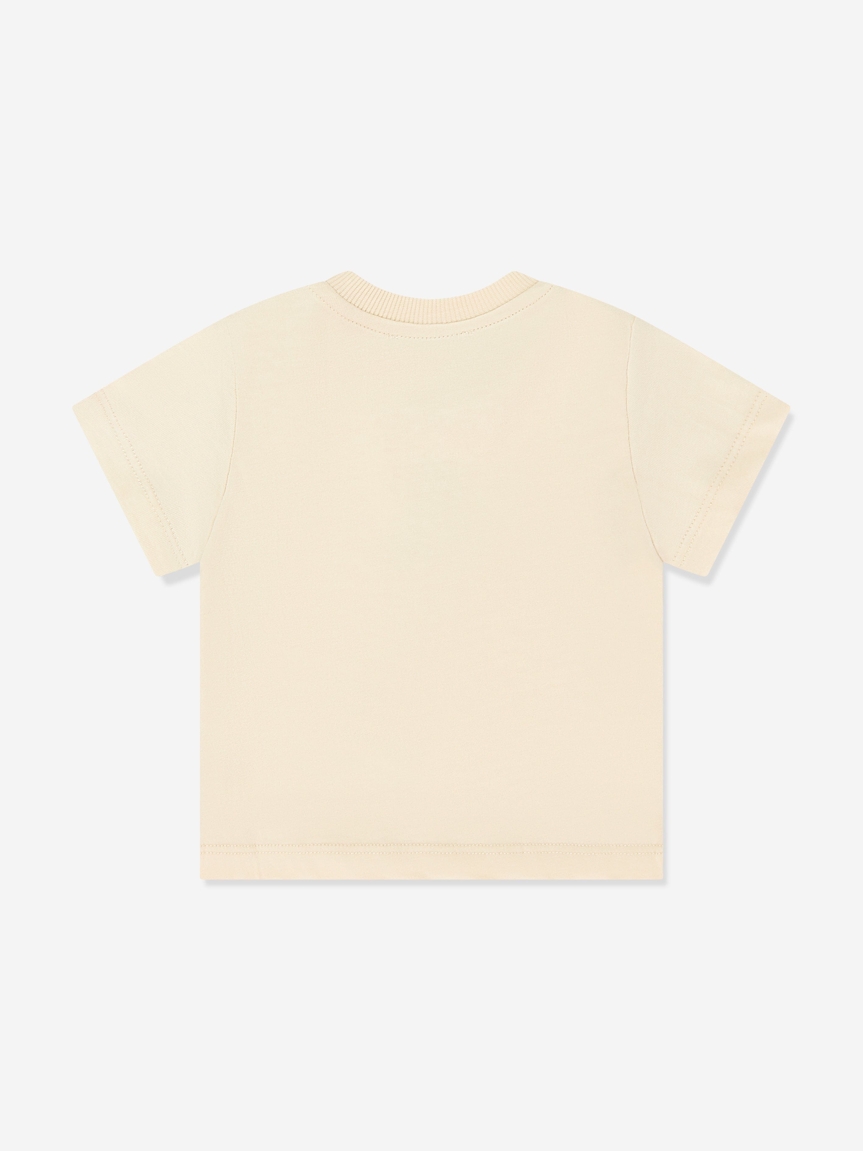 Moschino Baby Teddy Bear T-Shirt in Beige