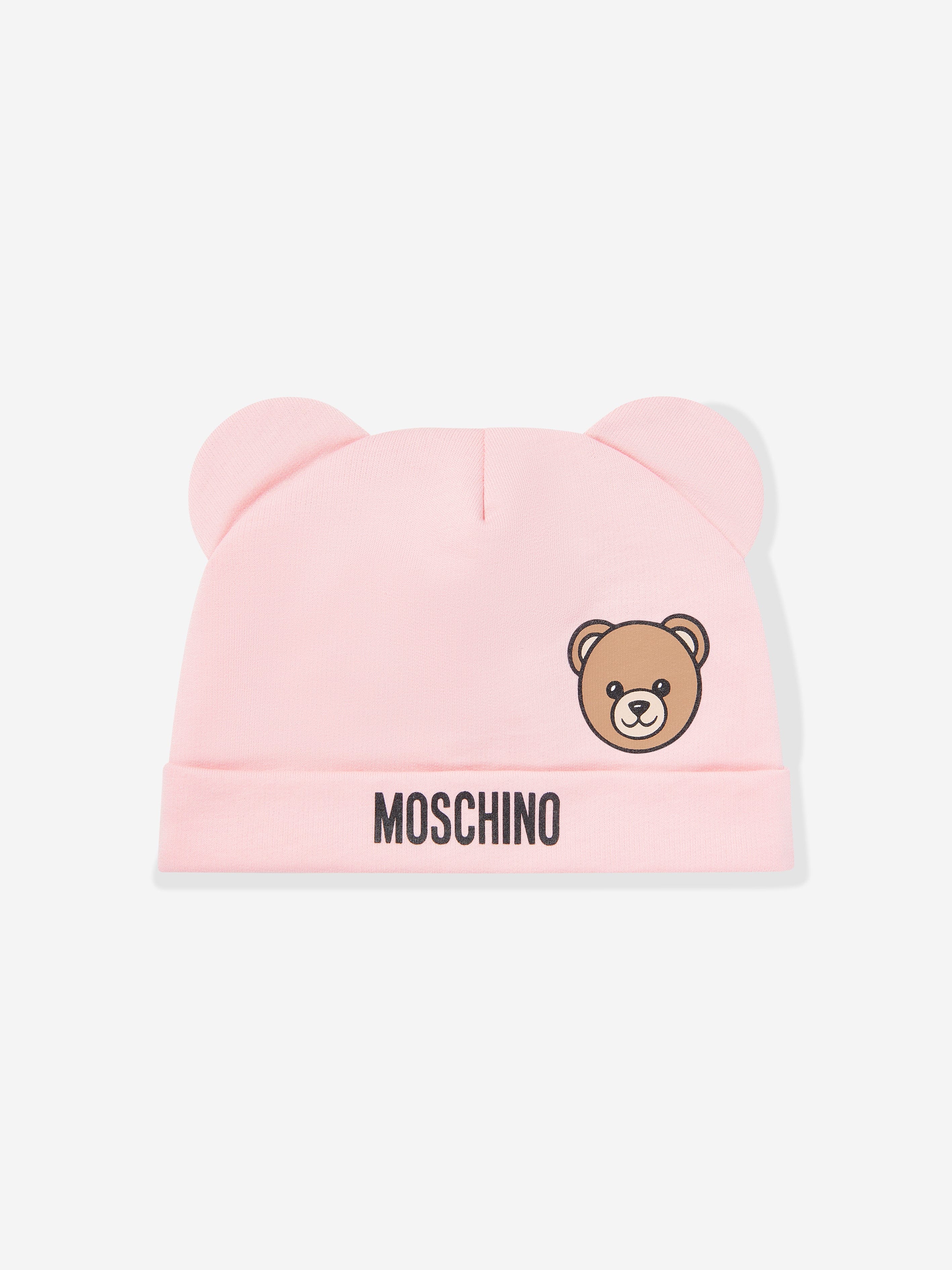 Moschino Baby Girls Bear Logo babygrow Set in Pink