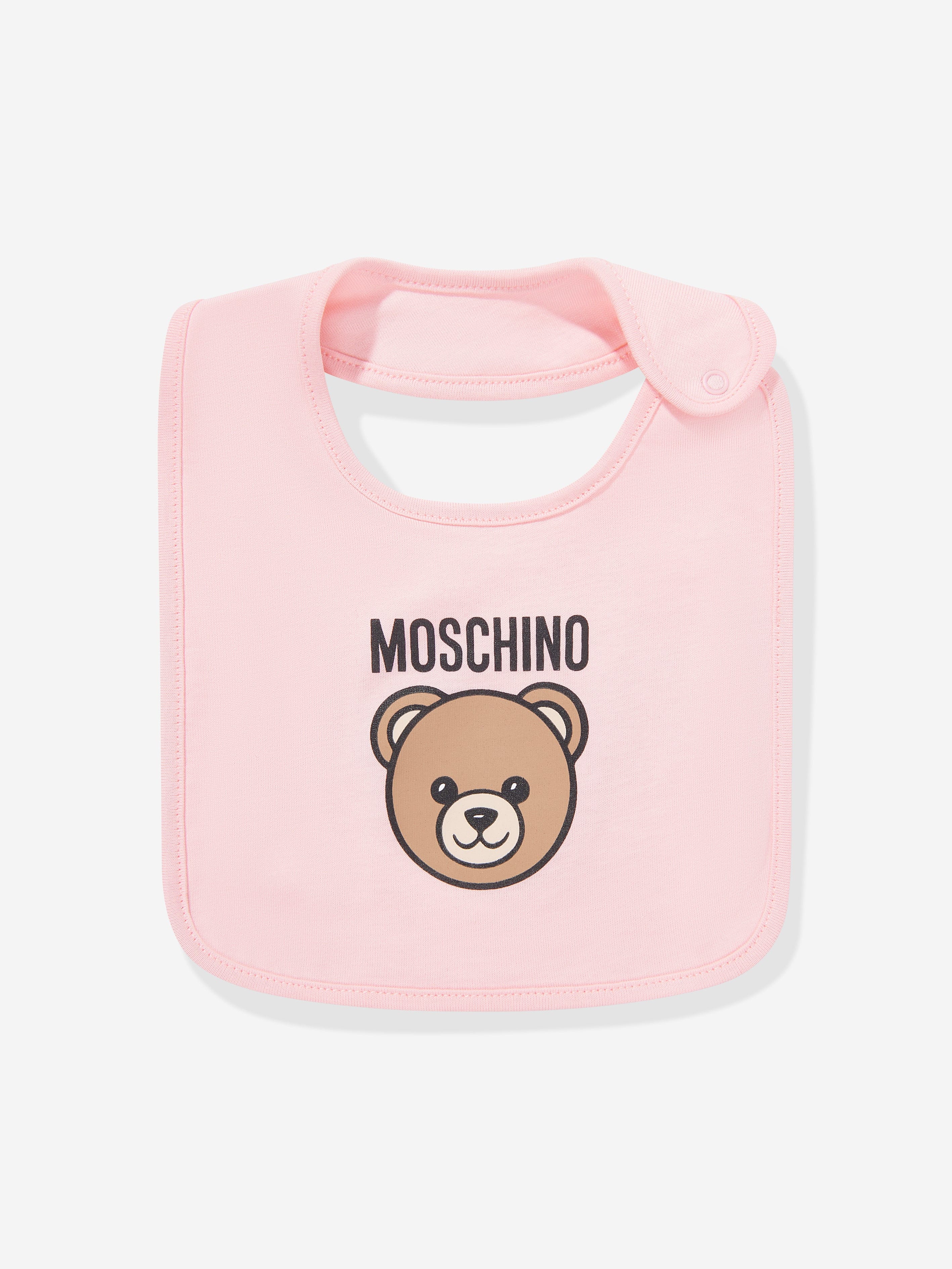 Moschino Baby Girls Bear Logo babygrow Set in Pink
