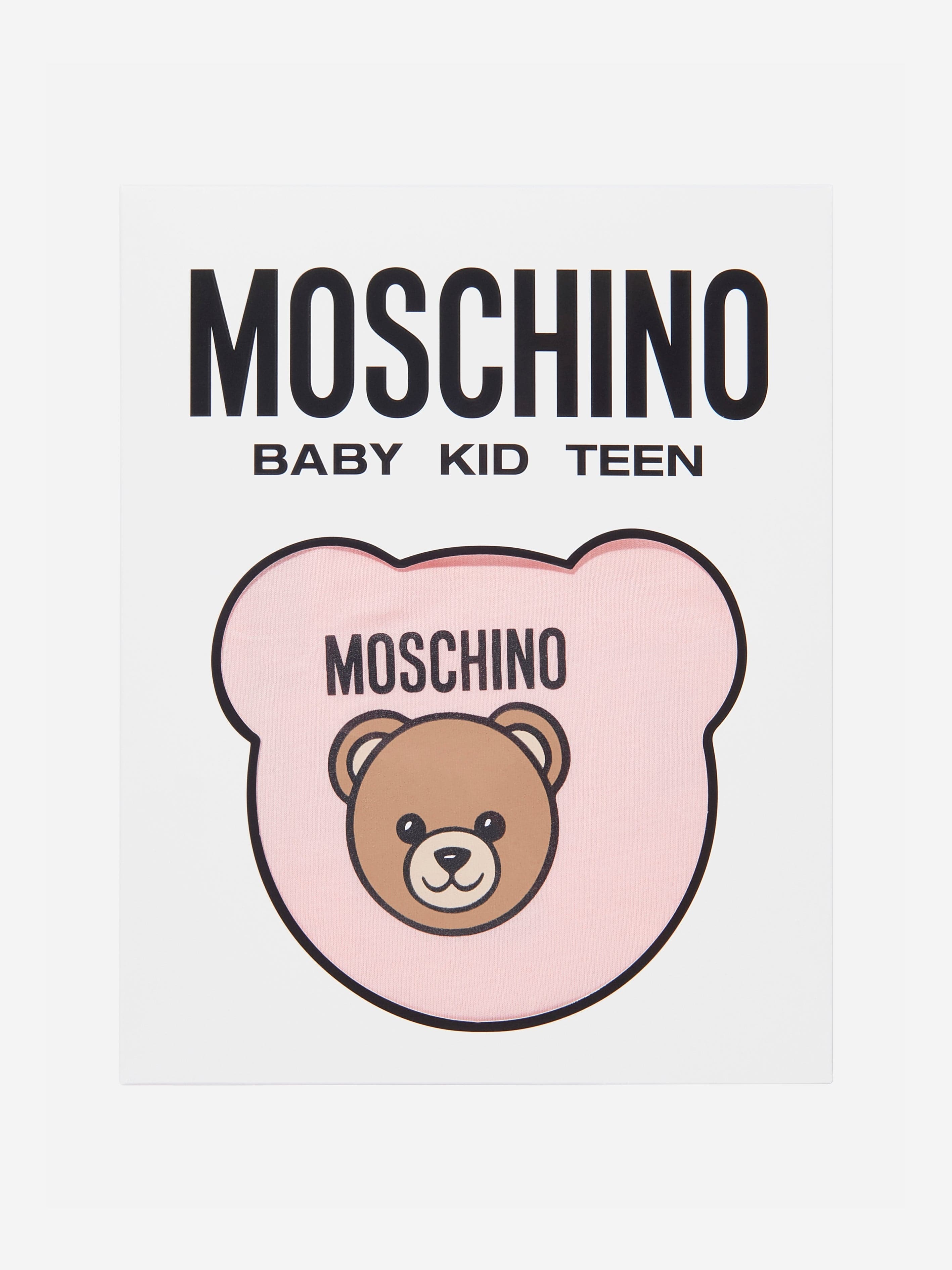 Moschino Baby Girls Bear Logo babygrow Set in Pink