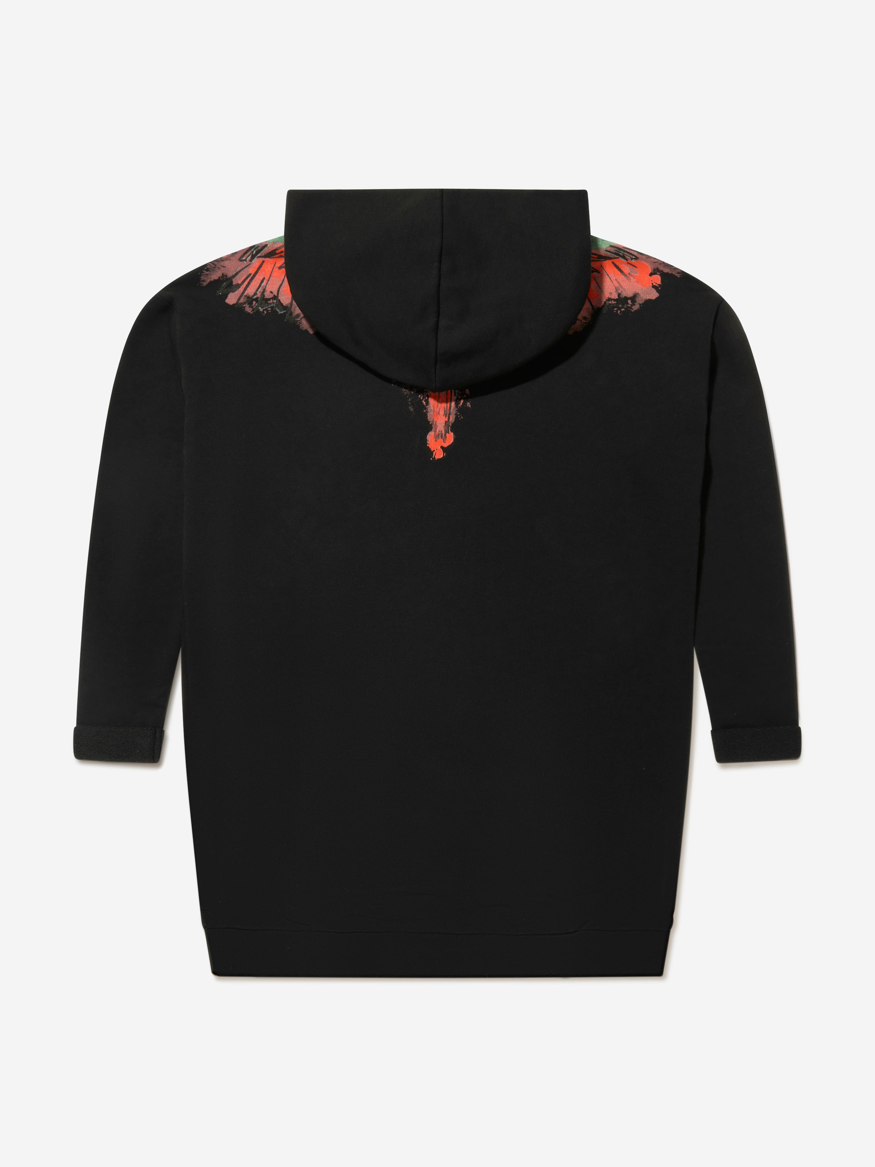 Marcelo Burlon Girls Cotton Wings Hoodie Dress