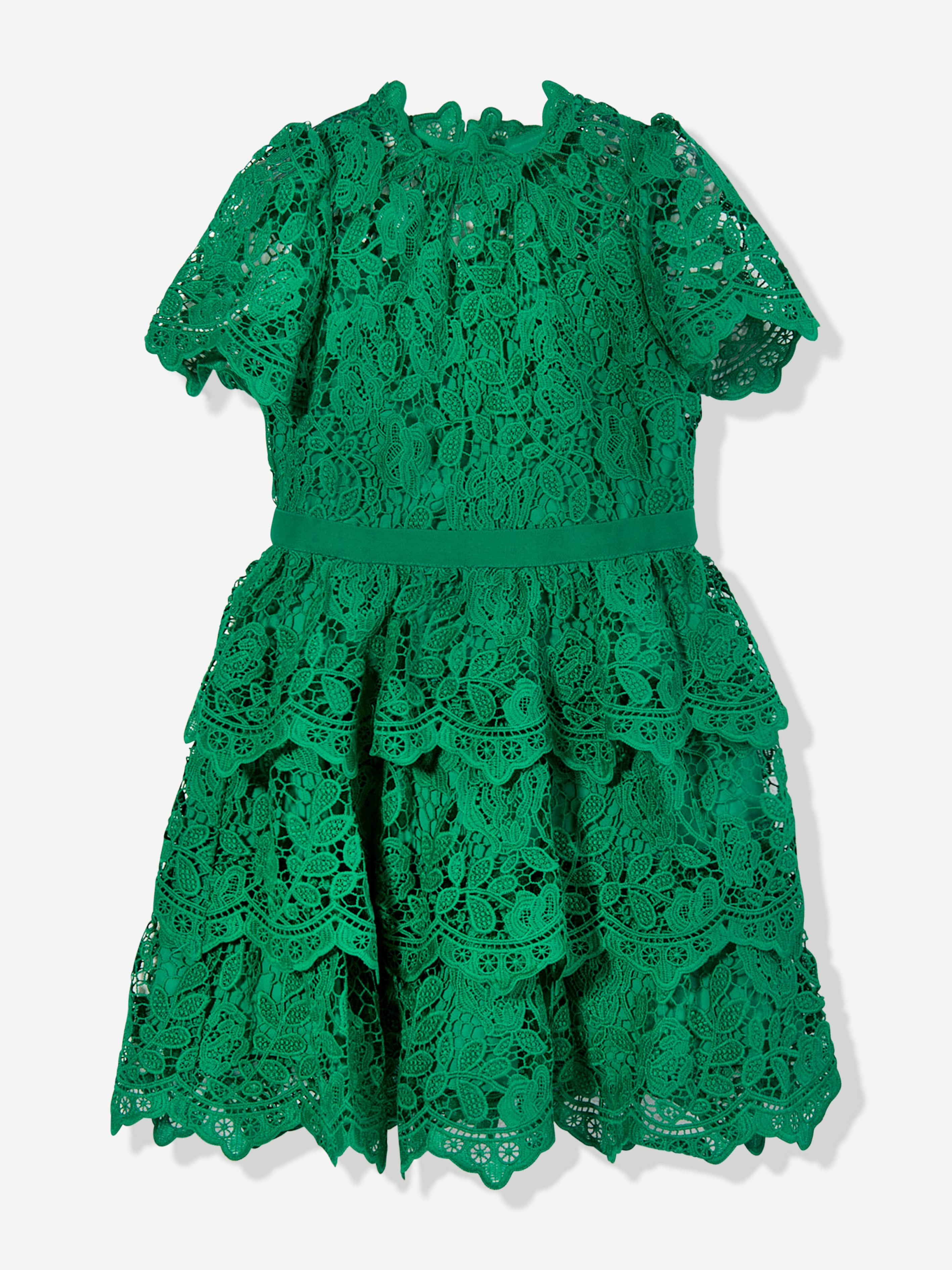 Marlo Girls Elsie Occasion Dress in Green