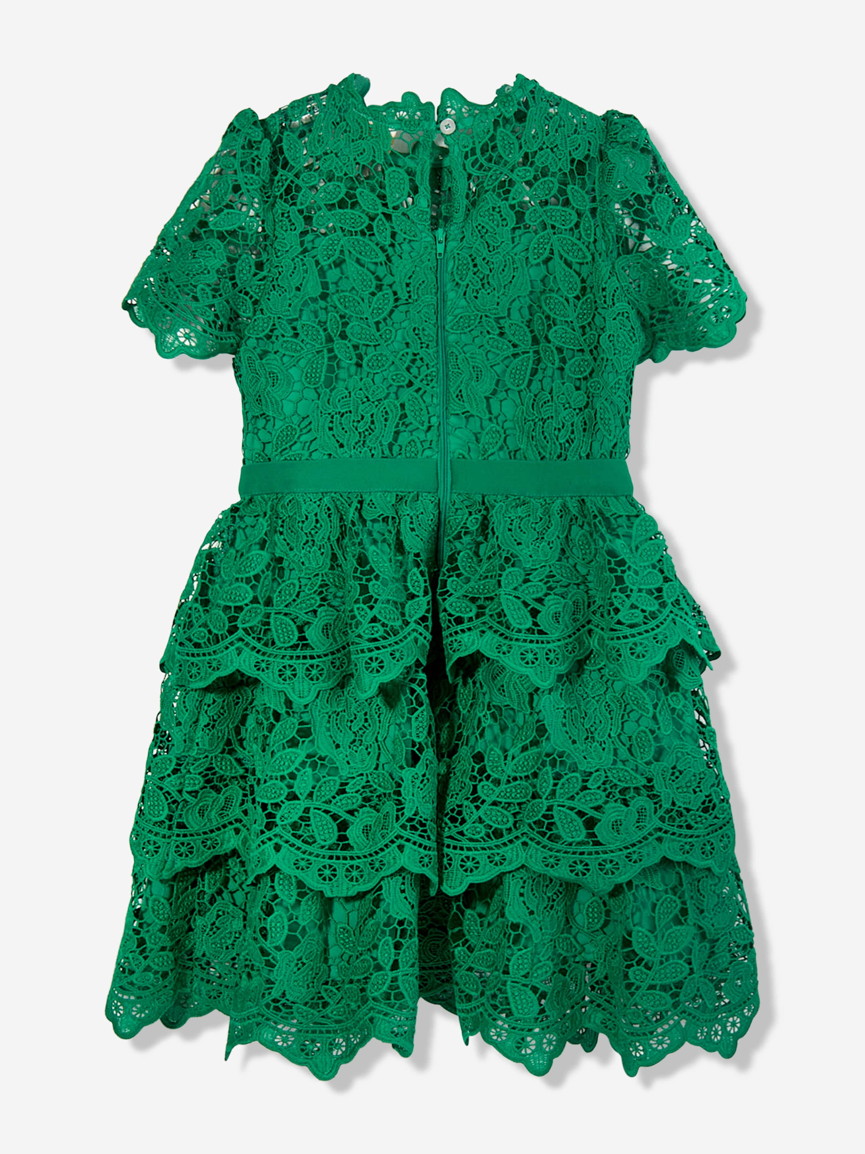 Marlo Girls Elsie Occasion Dress in Green