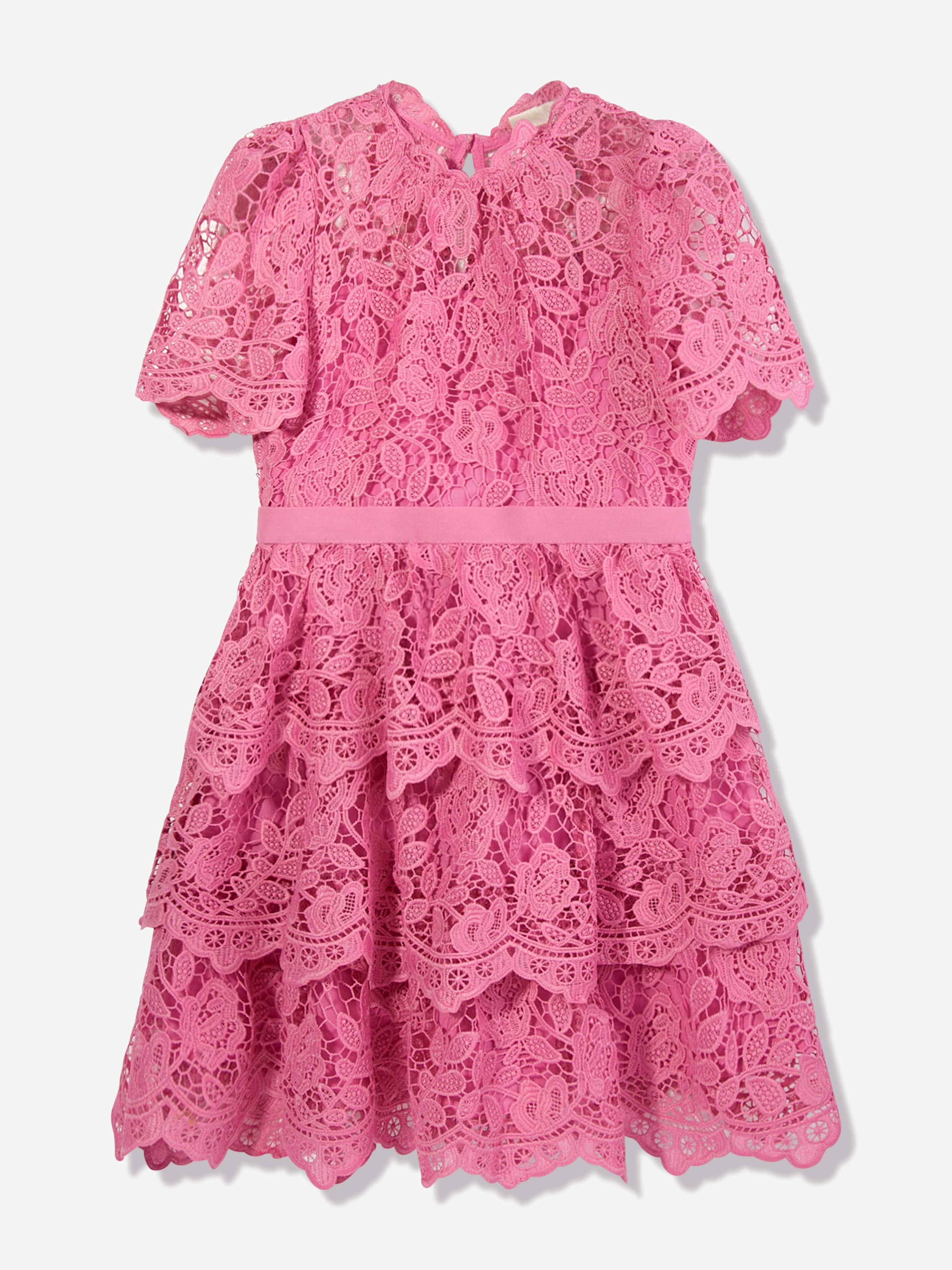 Marlo Girls Elsie Occasion Dress in Pink