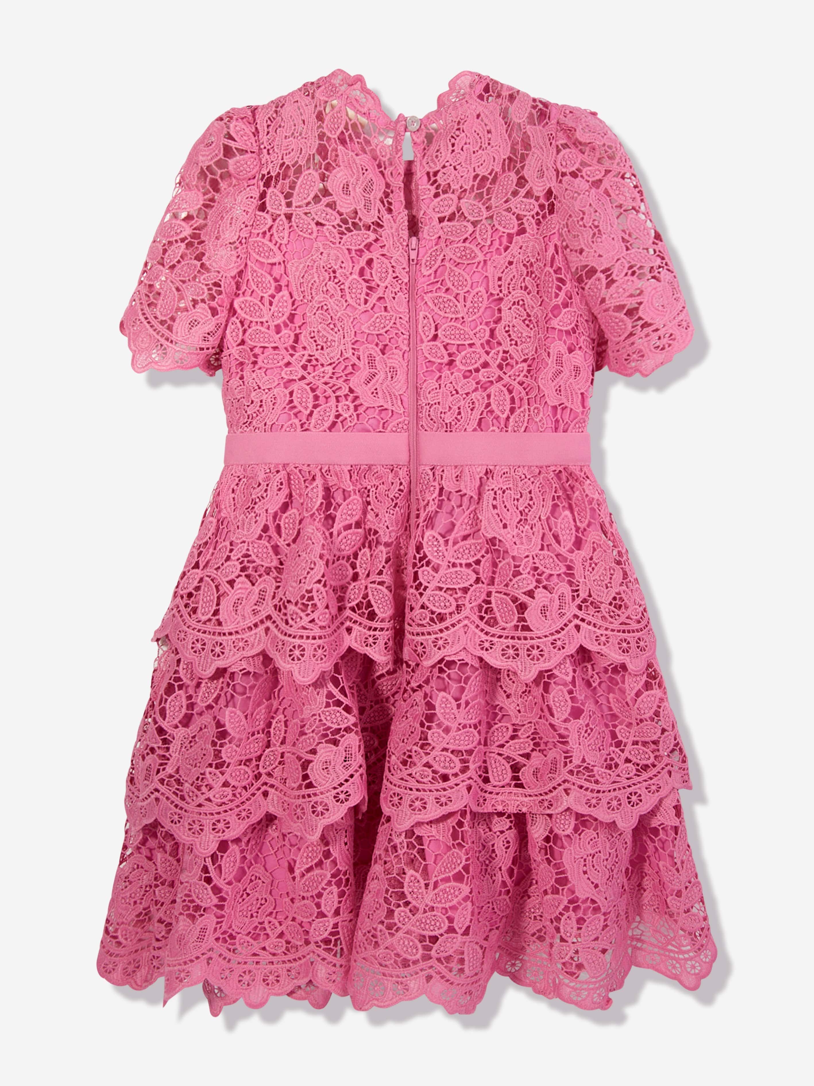 Marlo Girls Elsie Occasion Dress in Pink