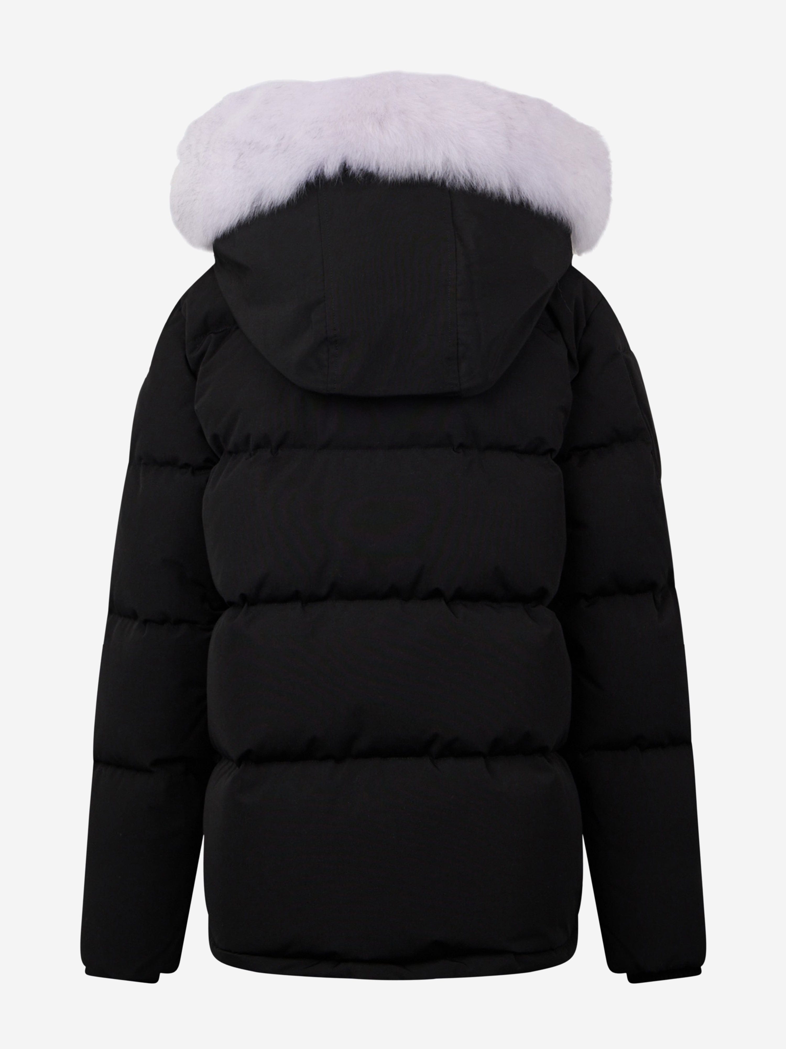 Moose Knuckles Kids 3Q Down Padded Puffer Jacket in Black