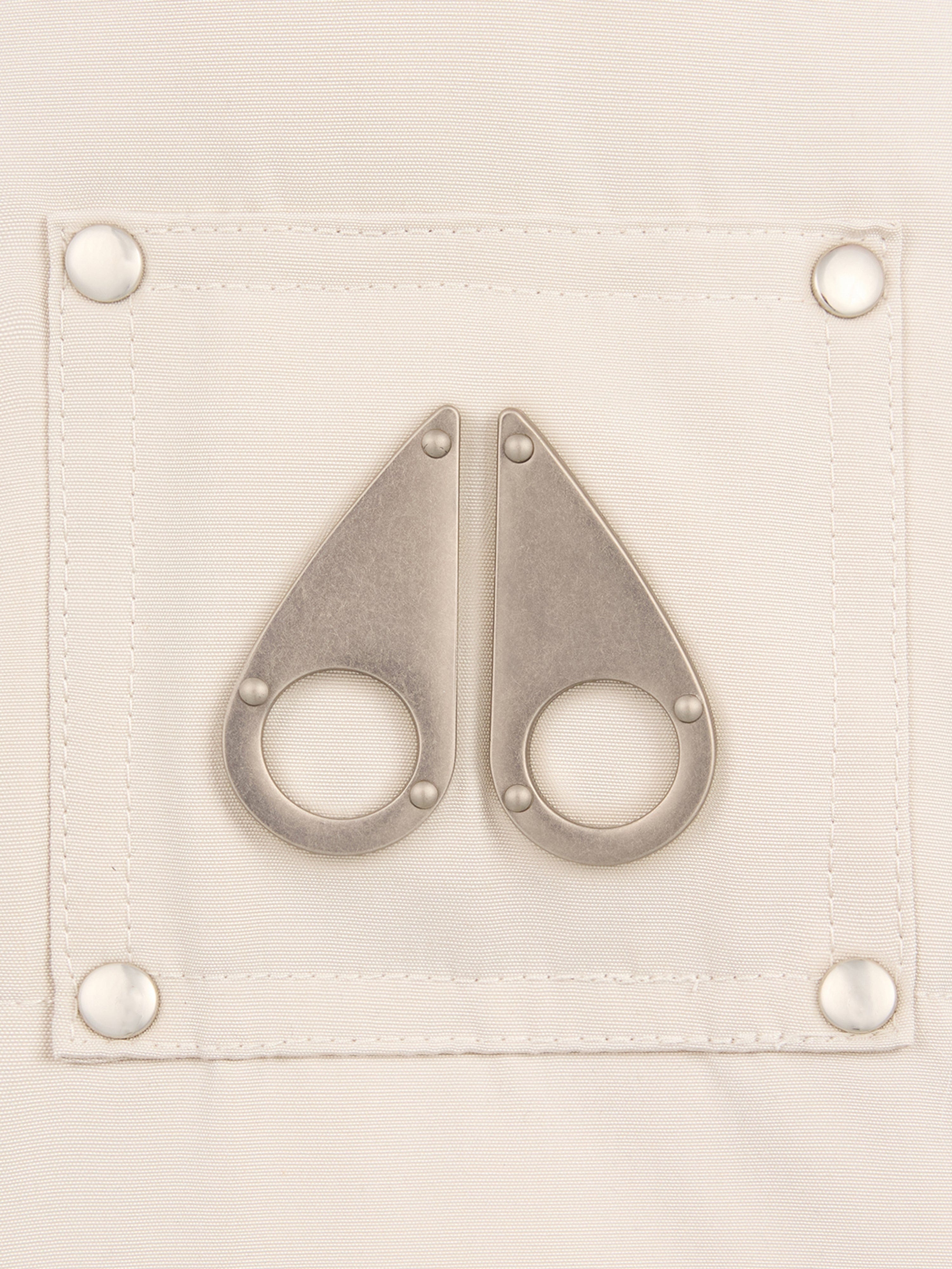 Moose Knuckles Kids 3Q Down Padded Puffer Jacket in Ivory