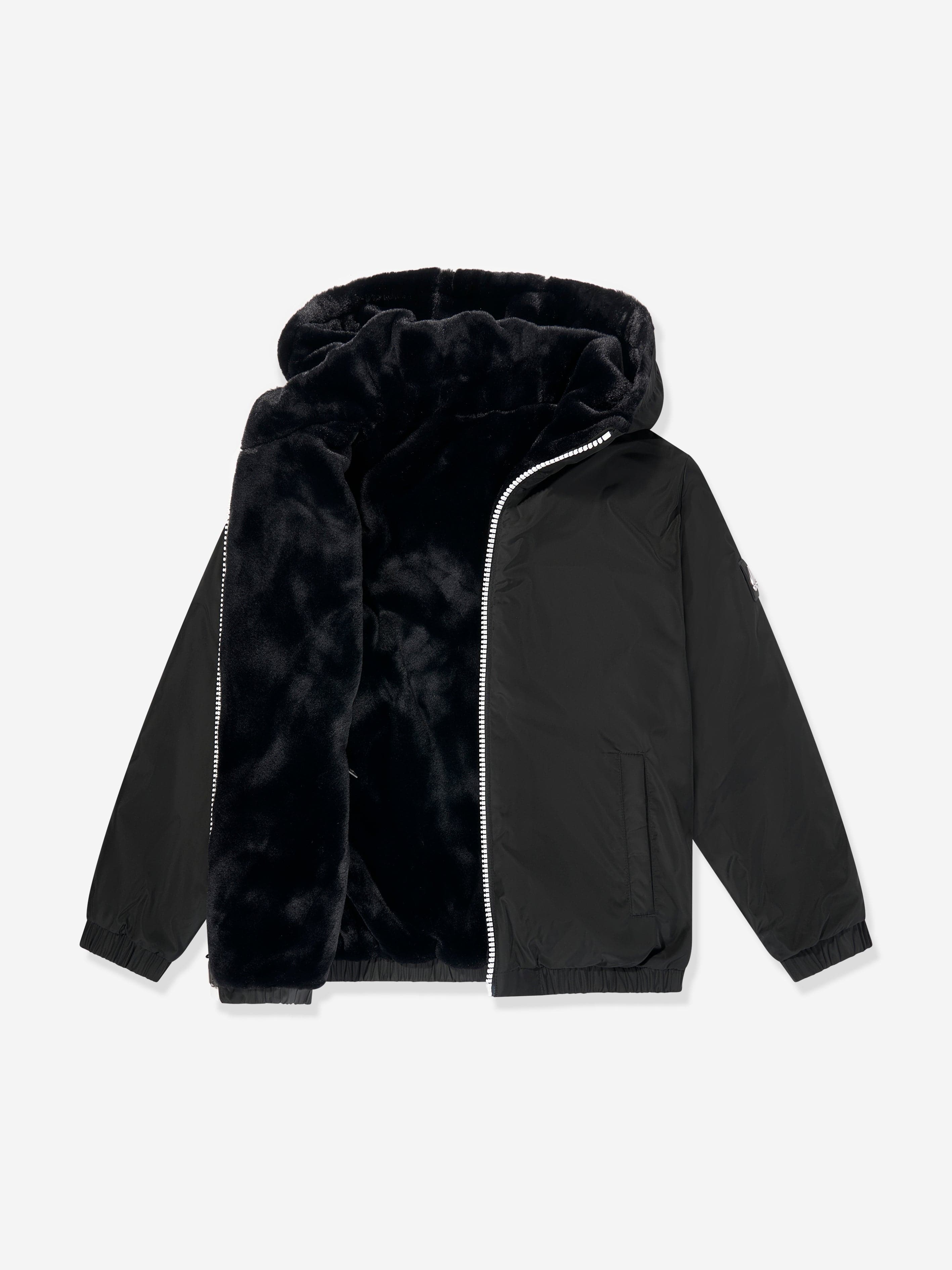 Moose Knuckles Kids Simcoe Reversible Bunny Jacket in Black