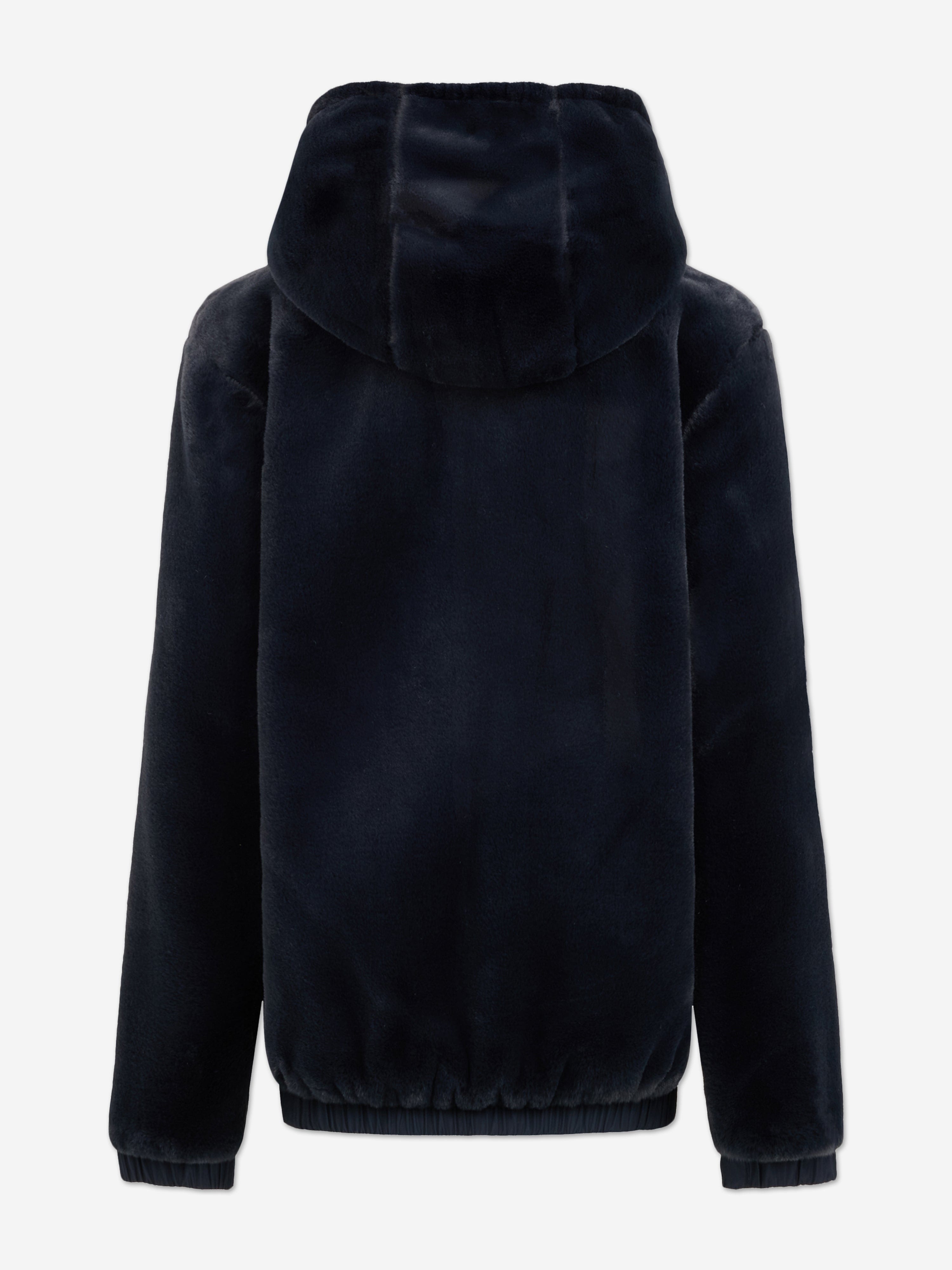 Moose Knuckles Kids Simcoe Reversible Bunny Jacket in Navy