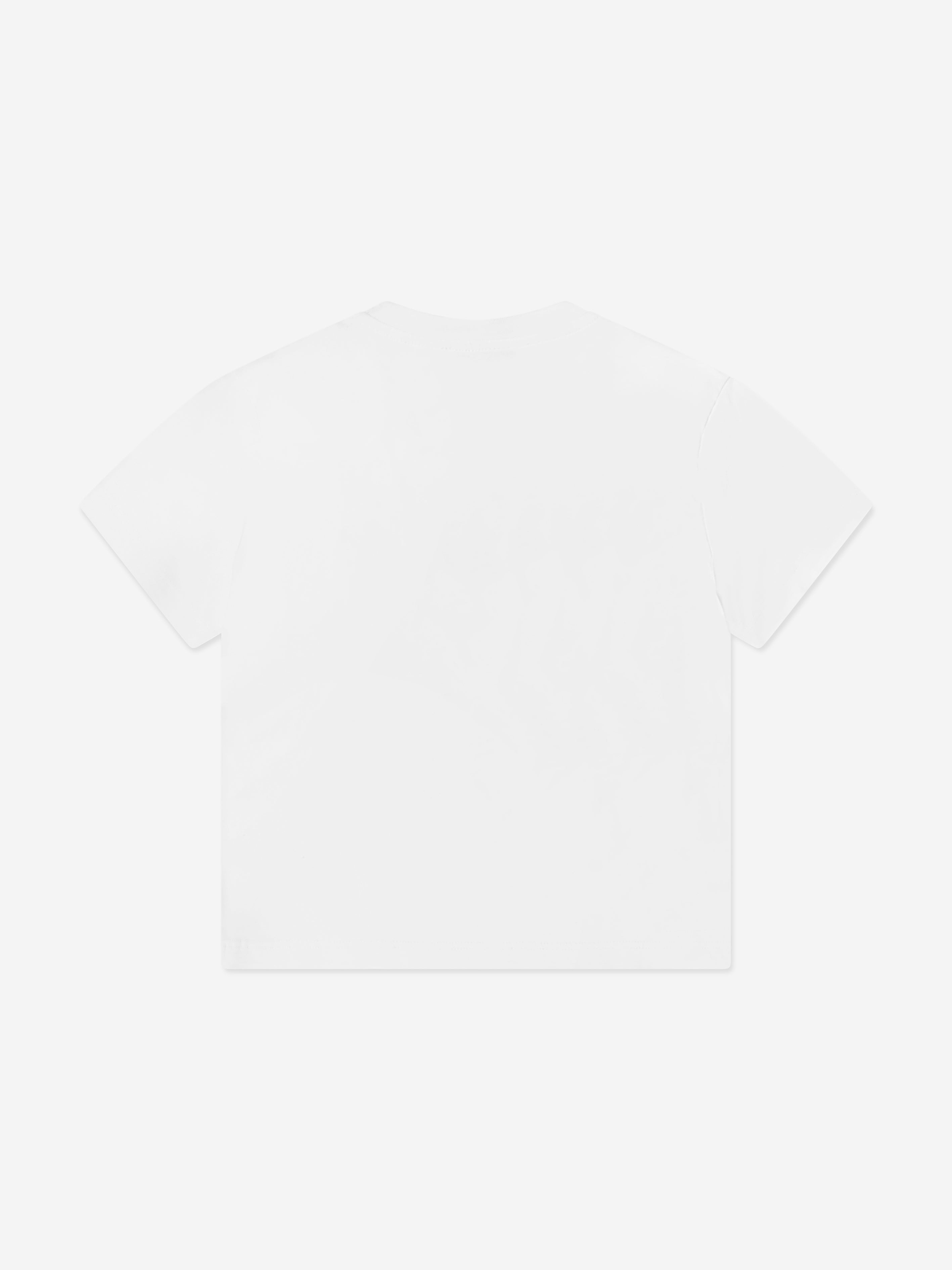 MSGM Boys Logo T-Shirt in White