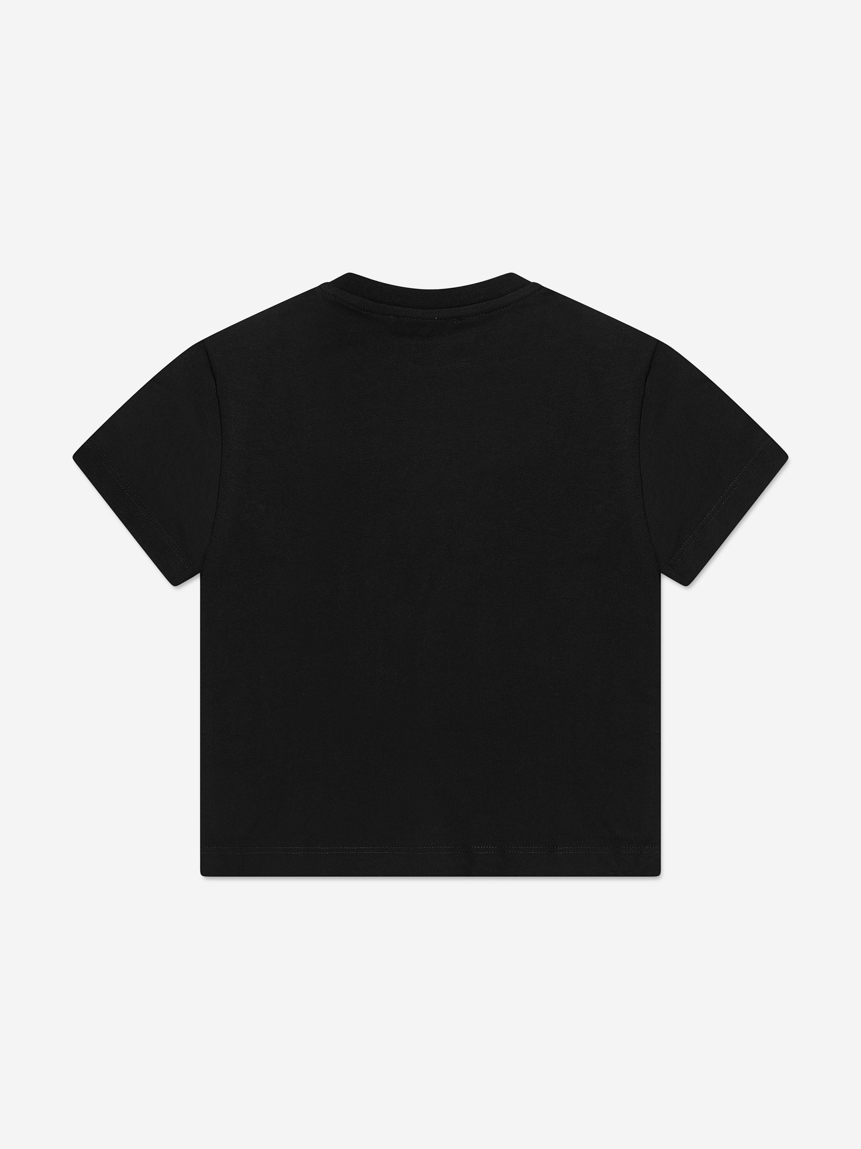 MSGM Boys Logo T-Shirt in Black