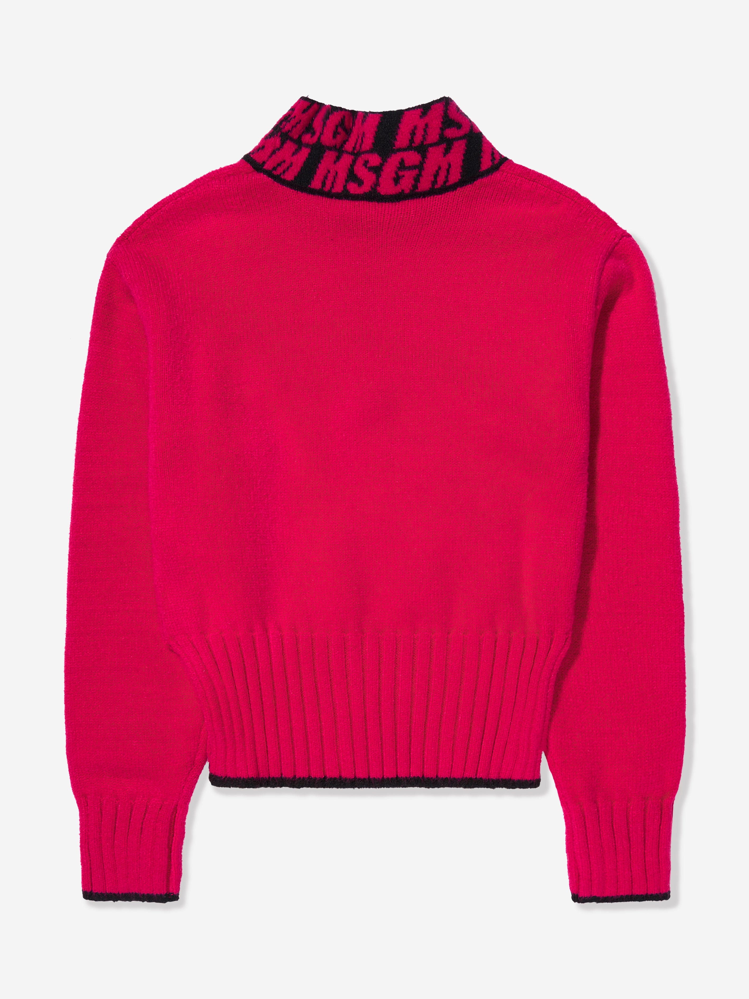 MSGM Girls Logo Jumoer in Pink