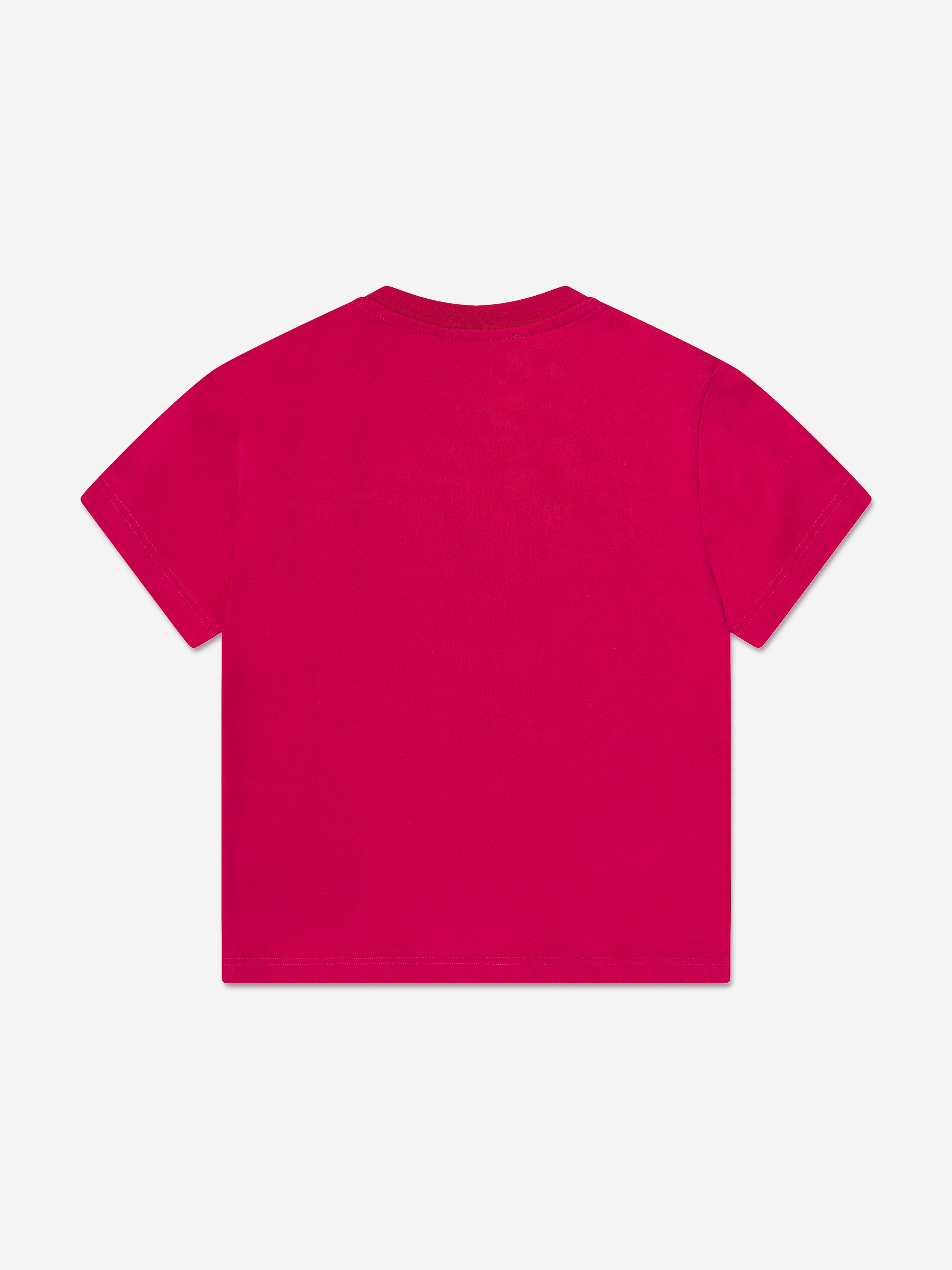 MSGM Girls Logo T-Shirt in Pink