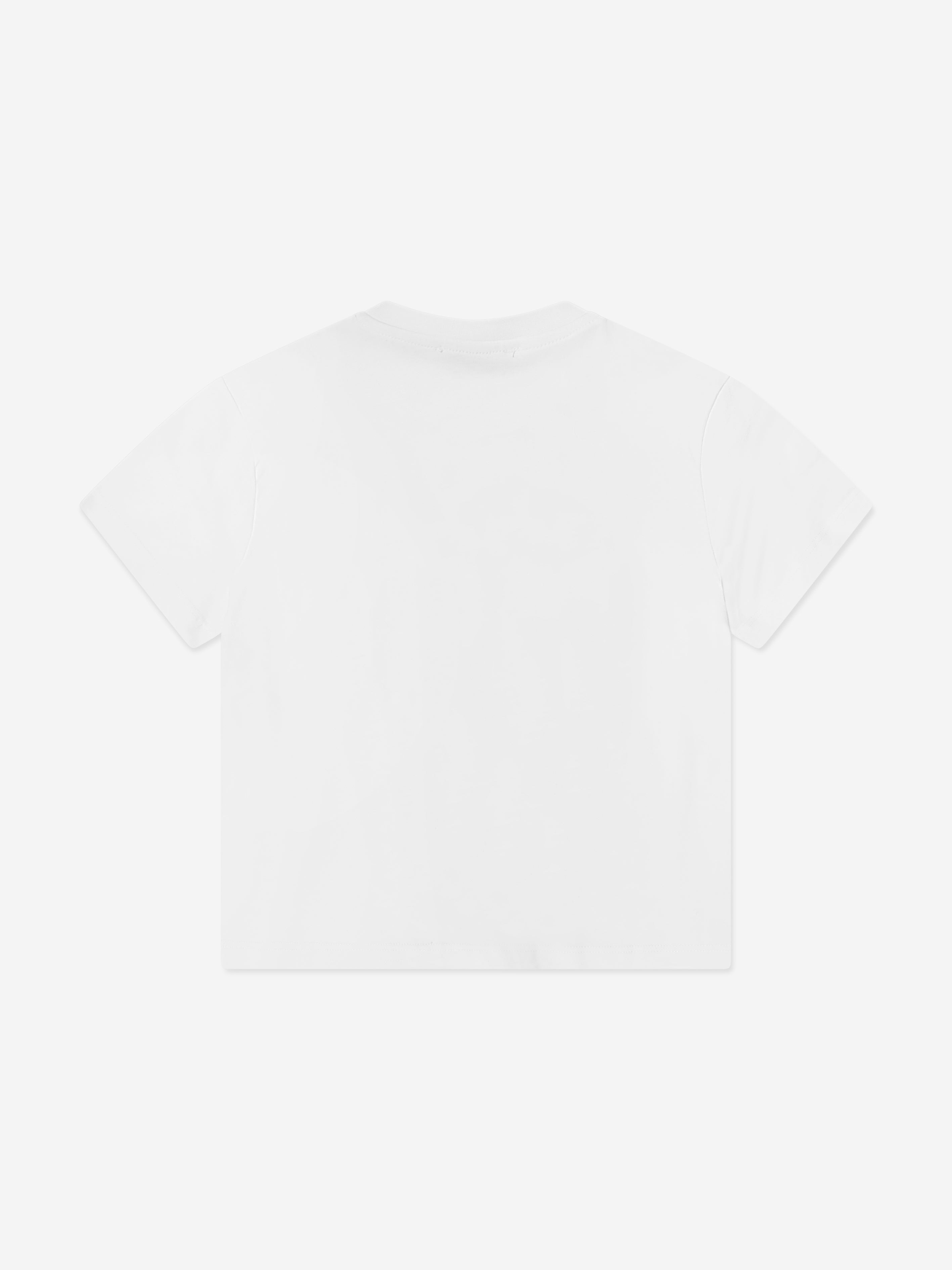 MSGM Girls Logo T-Shirt in White