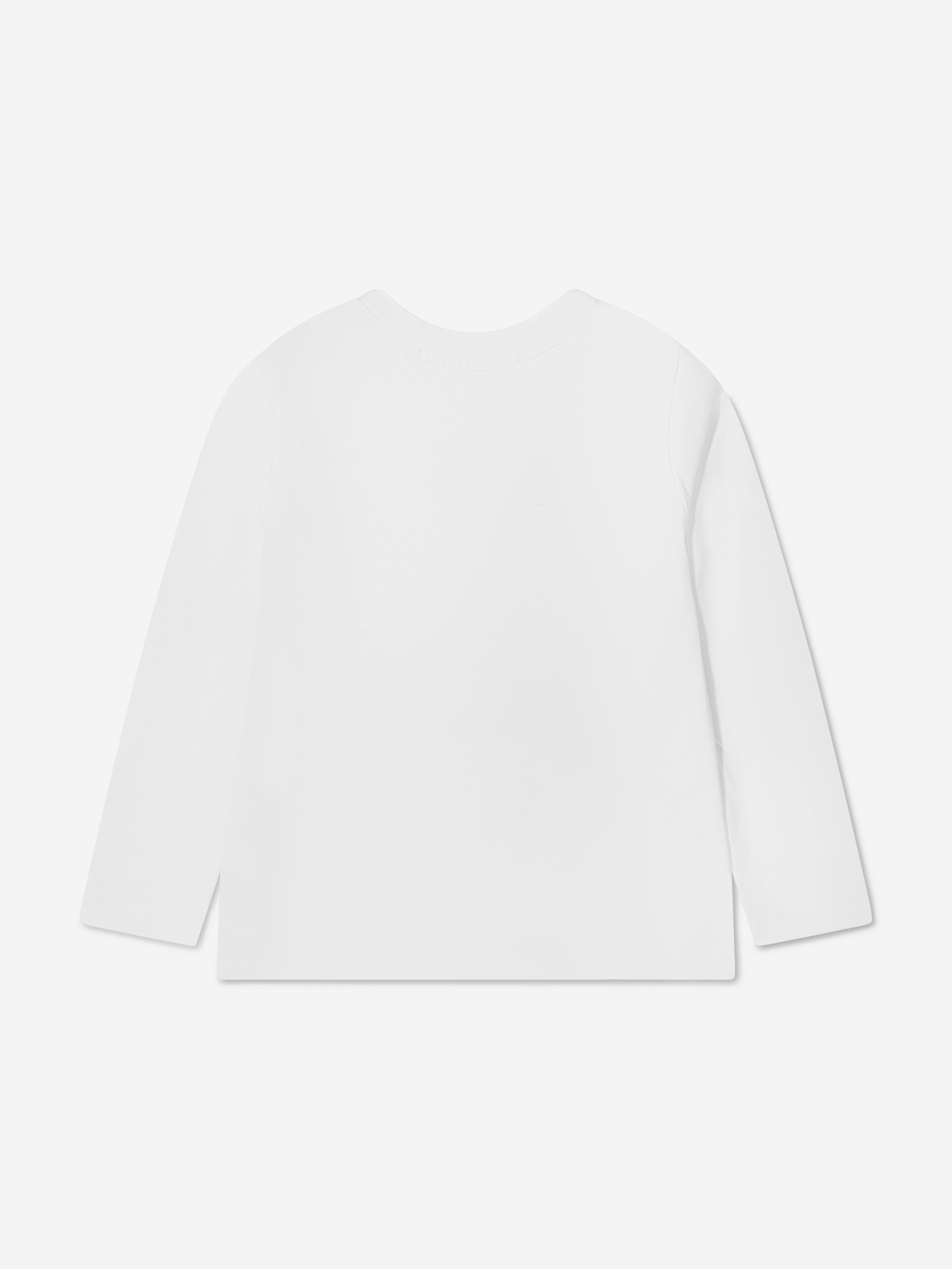 MSGM Baby Long Sleeve Logo Print T-Shirt