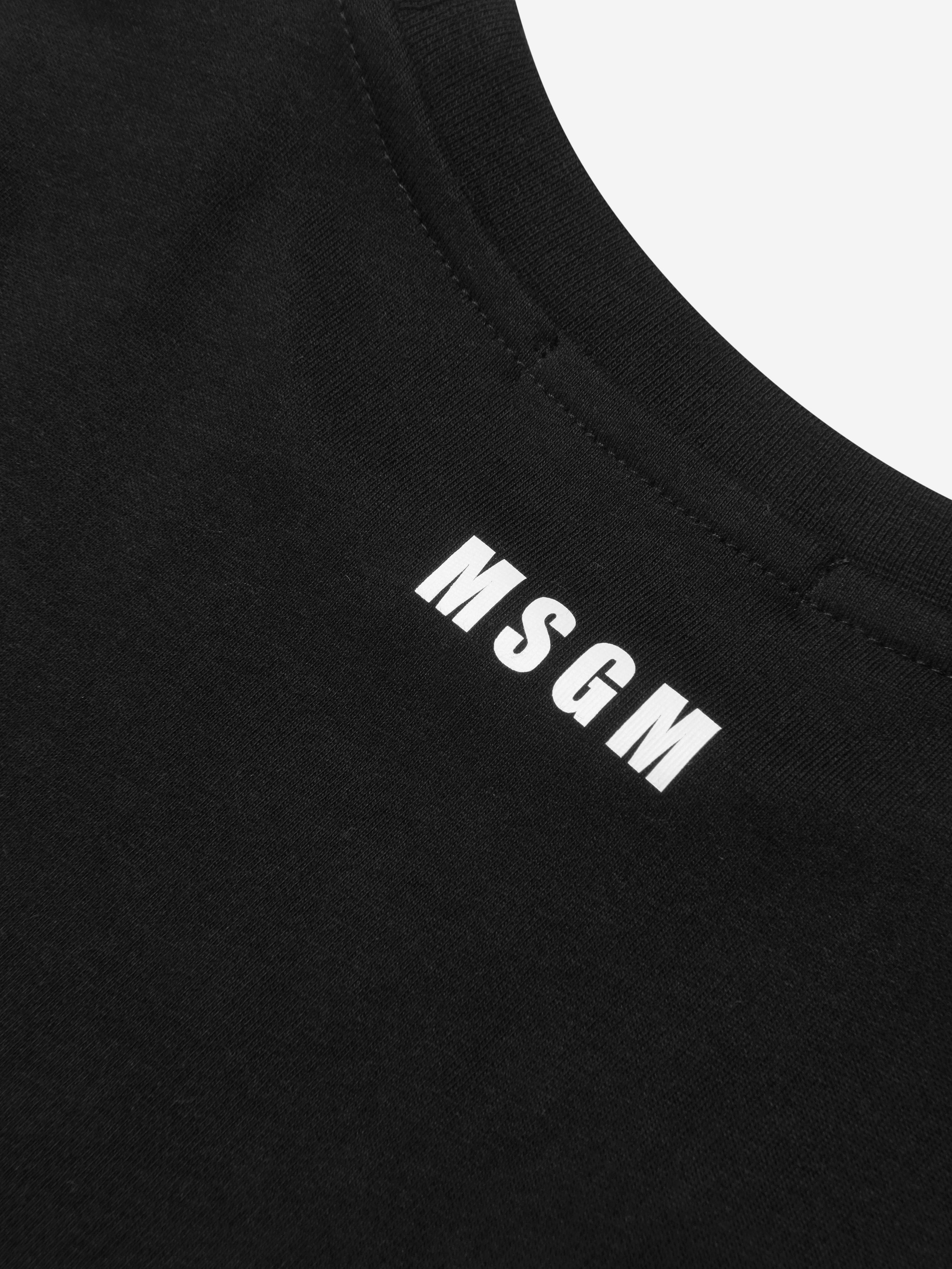 MSGM Boys Logo Print T-Shirt