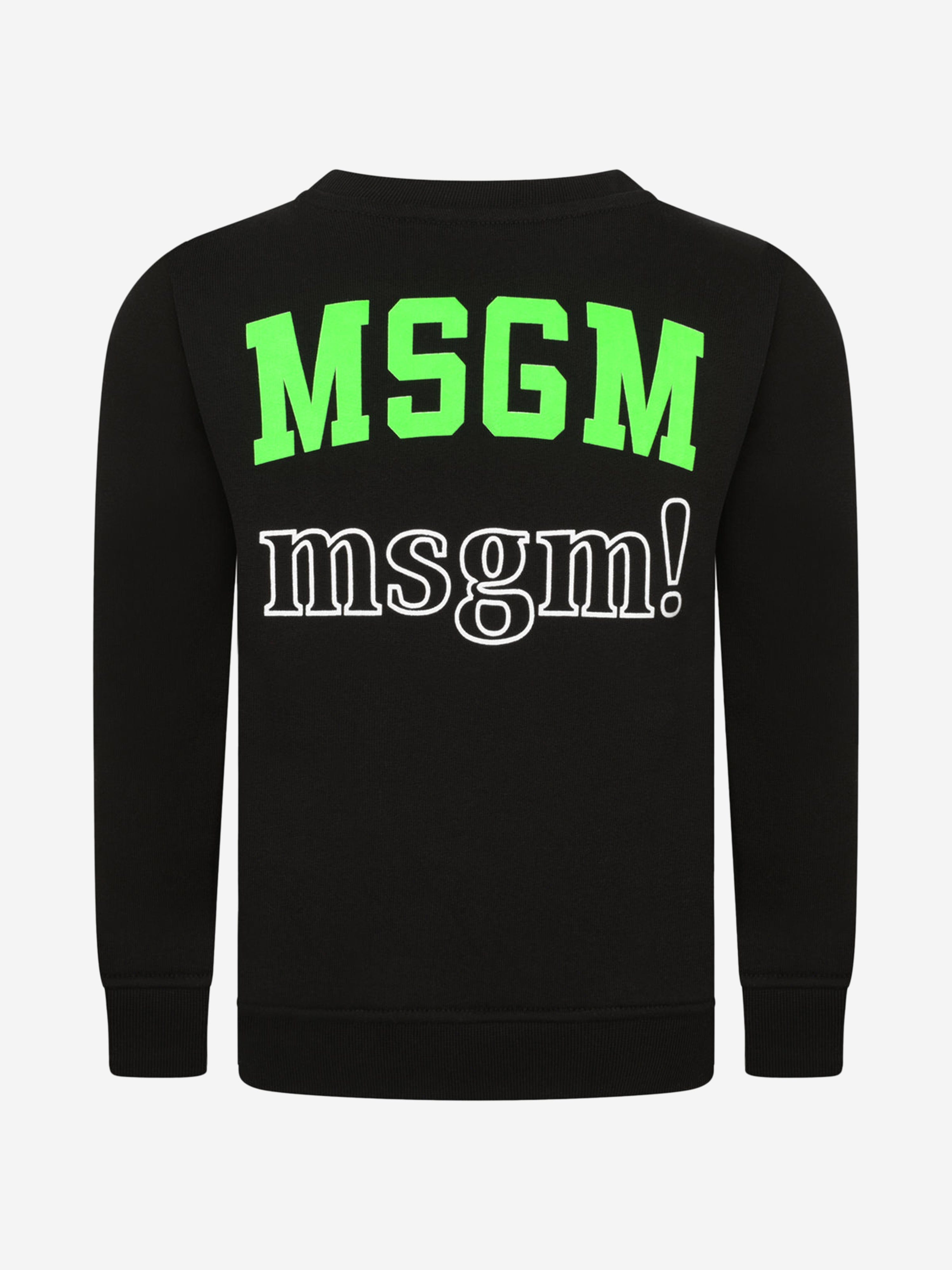 MSGM Boys Logo Print Sweater