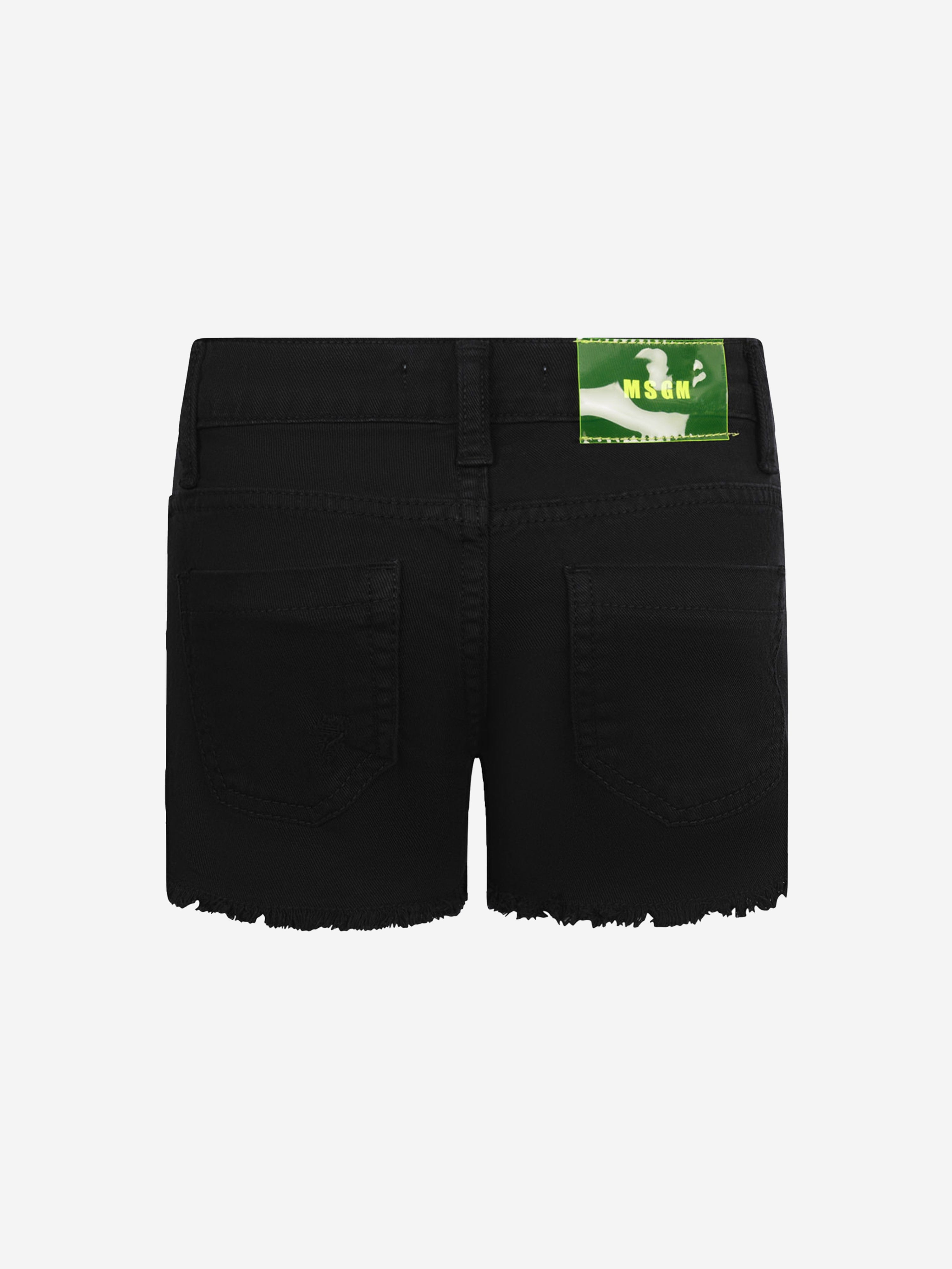 MSGM Girls Shorts - Denim Shorts