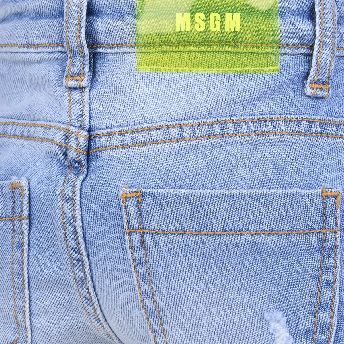 MSGM Girls Shorts - Denim Shorts