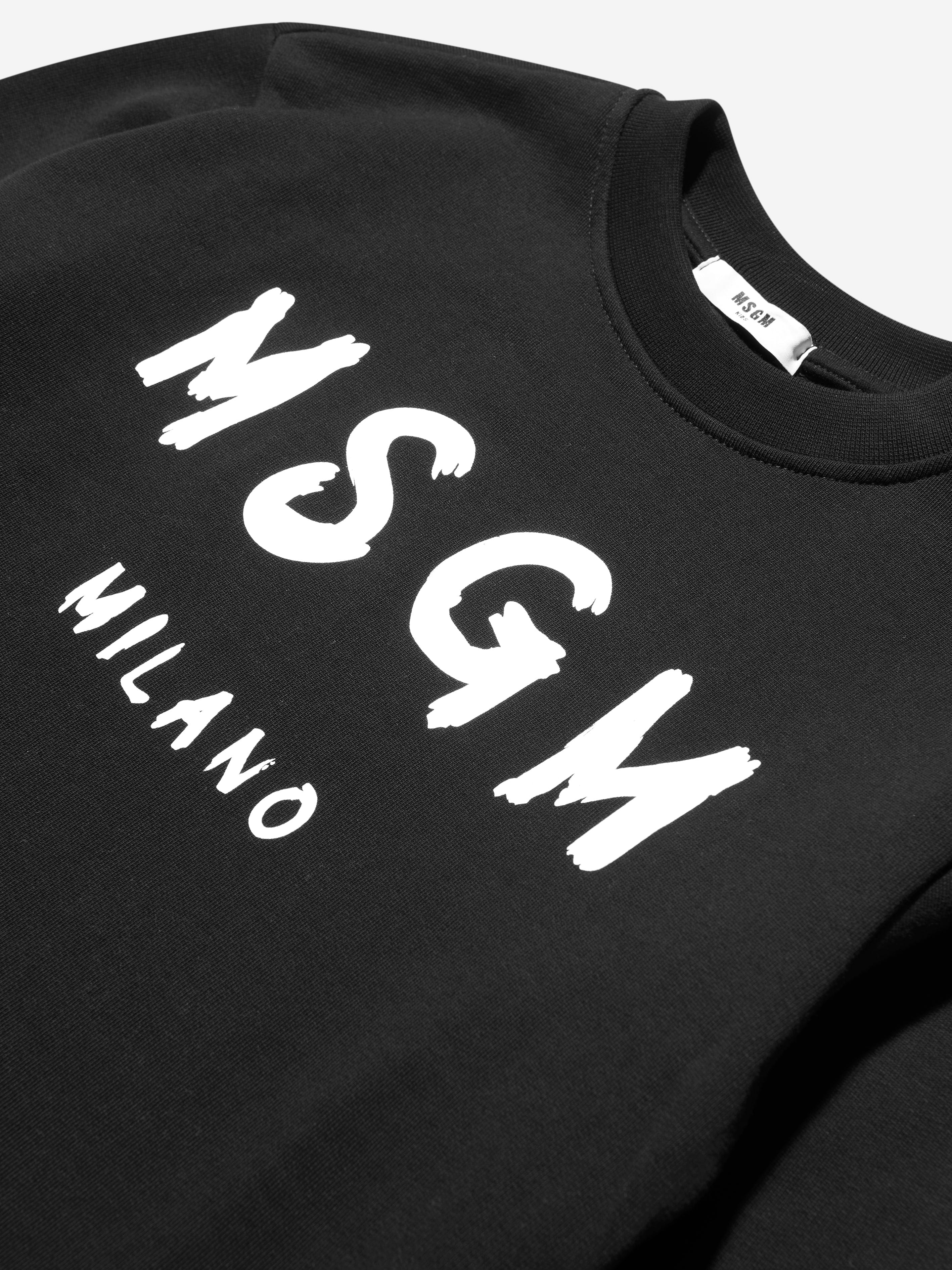 MSGM Unisex Cotton Logo Sweatshirt