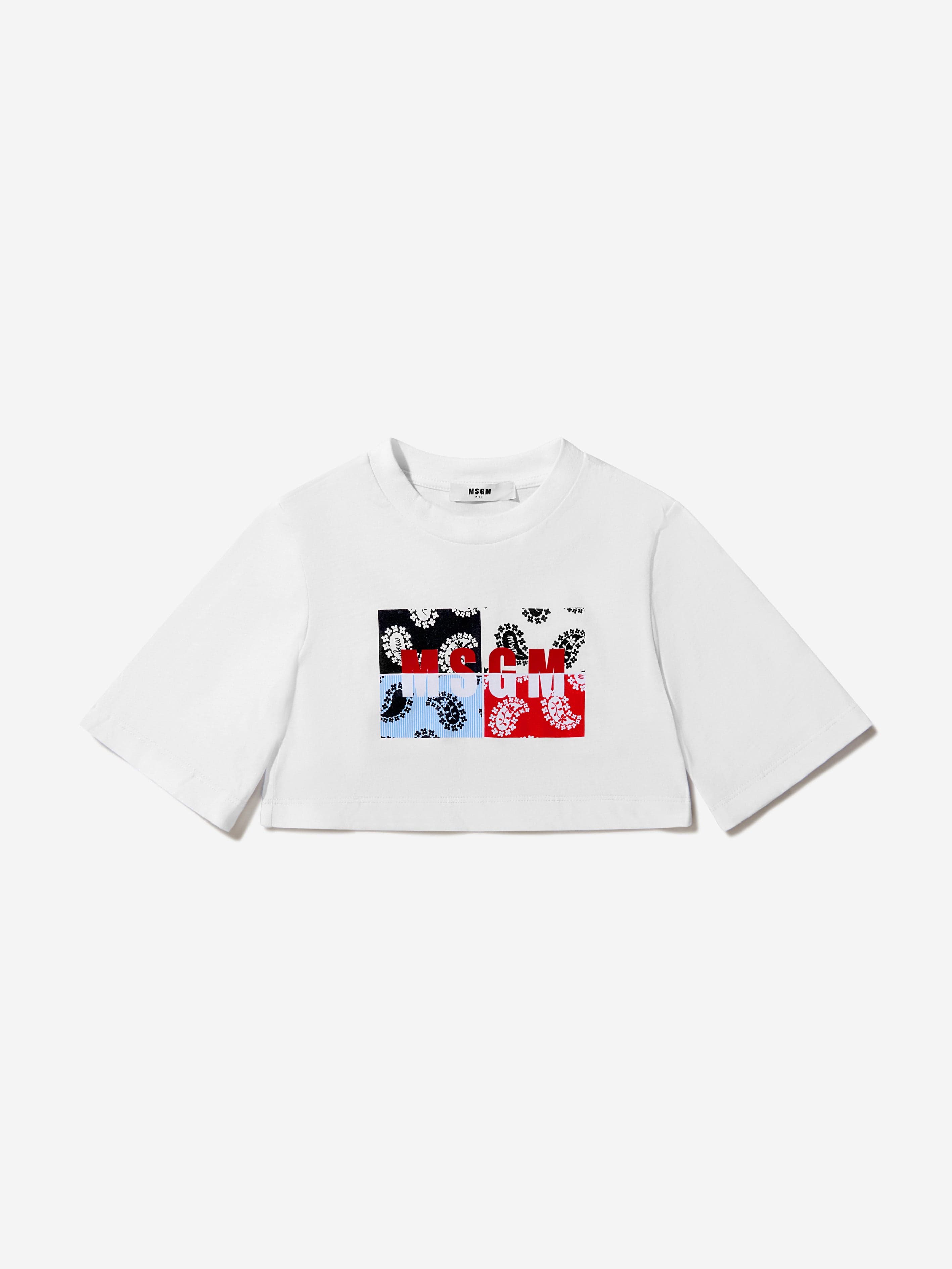 MSGM Girls Cotton Jersey T-Shirt