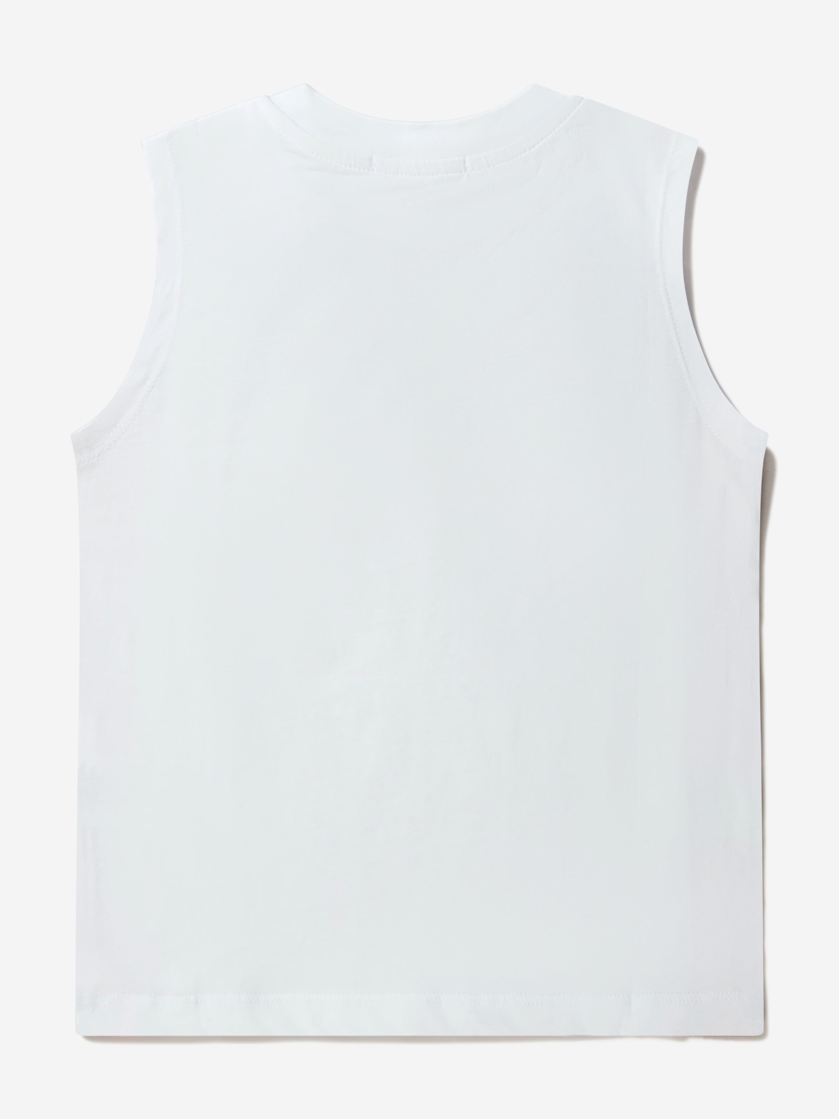 MSGM Boys Cotton Jersey Tank Top