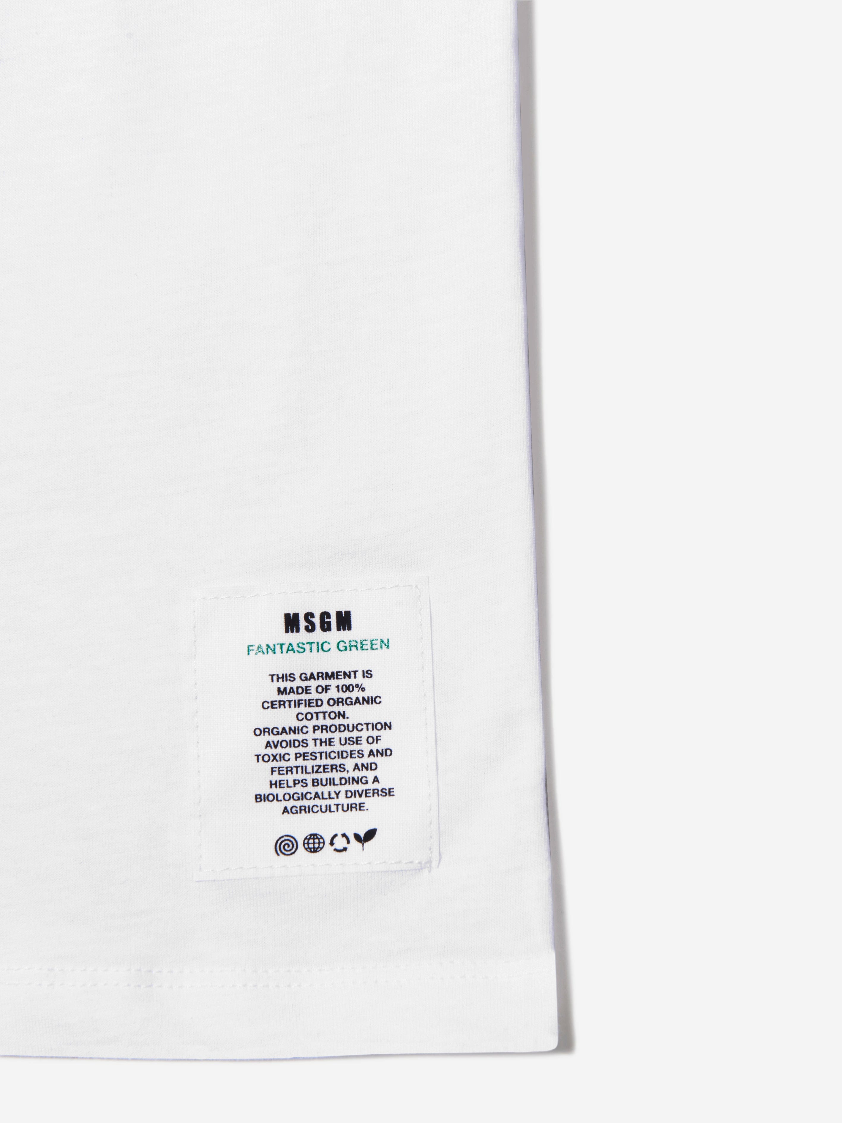 MSGM Unisex Organic Cotton Jersey T-Shirt