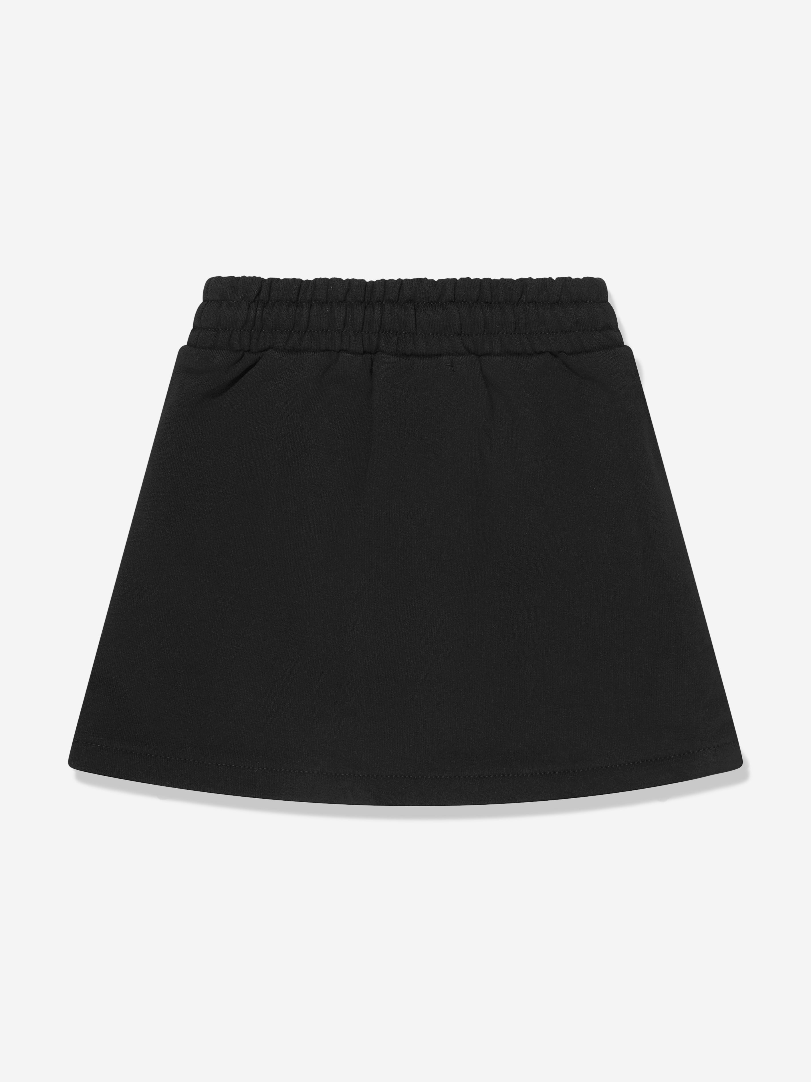 MSGM Girls Fleece Skirt in Black