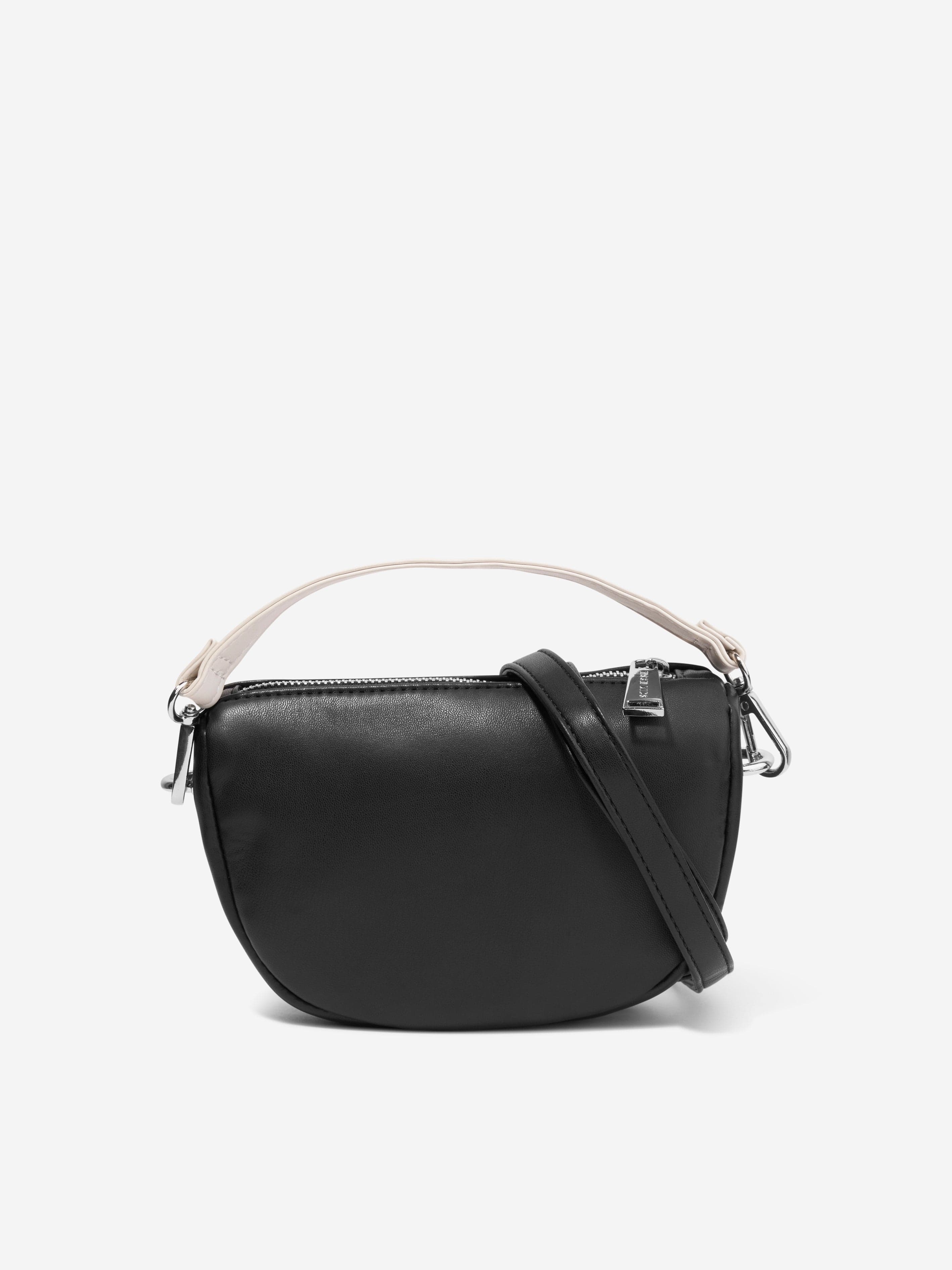 MSGM Girls Eco-Leather Shoulder Bag in Black